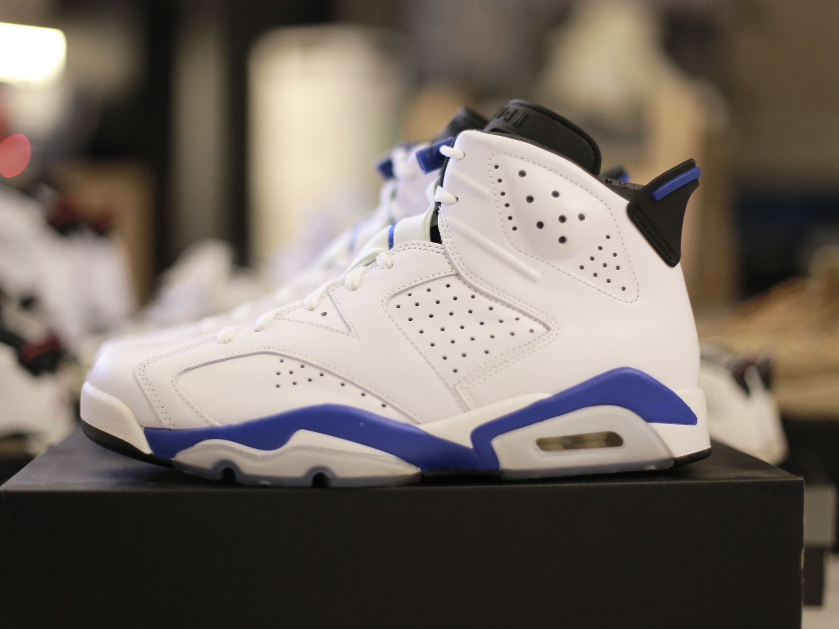 Jordan 6 Retro Sport Blue 2014 착용 스타일 - 1