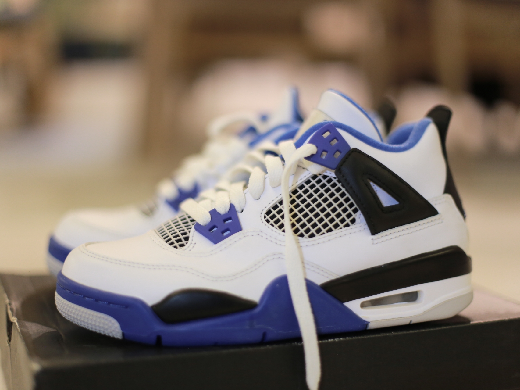 (GS) Jordan 4 Retro Motorsports 2017 착용 스타일 - 1