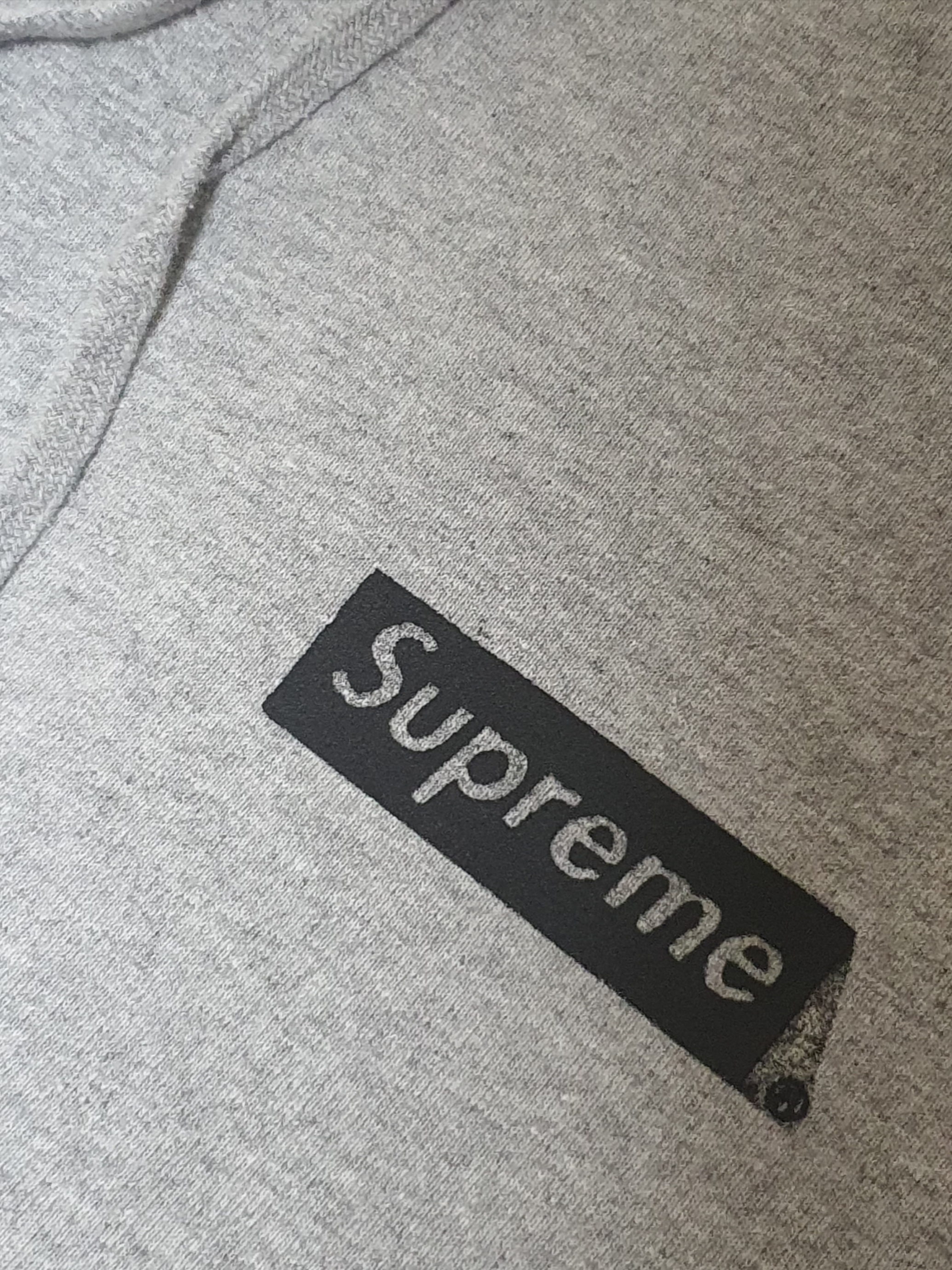 Supreme Fiend Hooded Sweatshirt Heather Grey - 23SS 착용 스타일 - 1