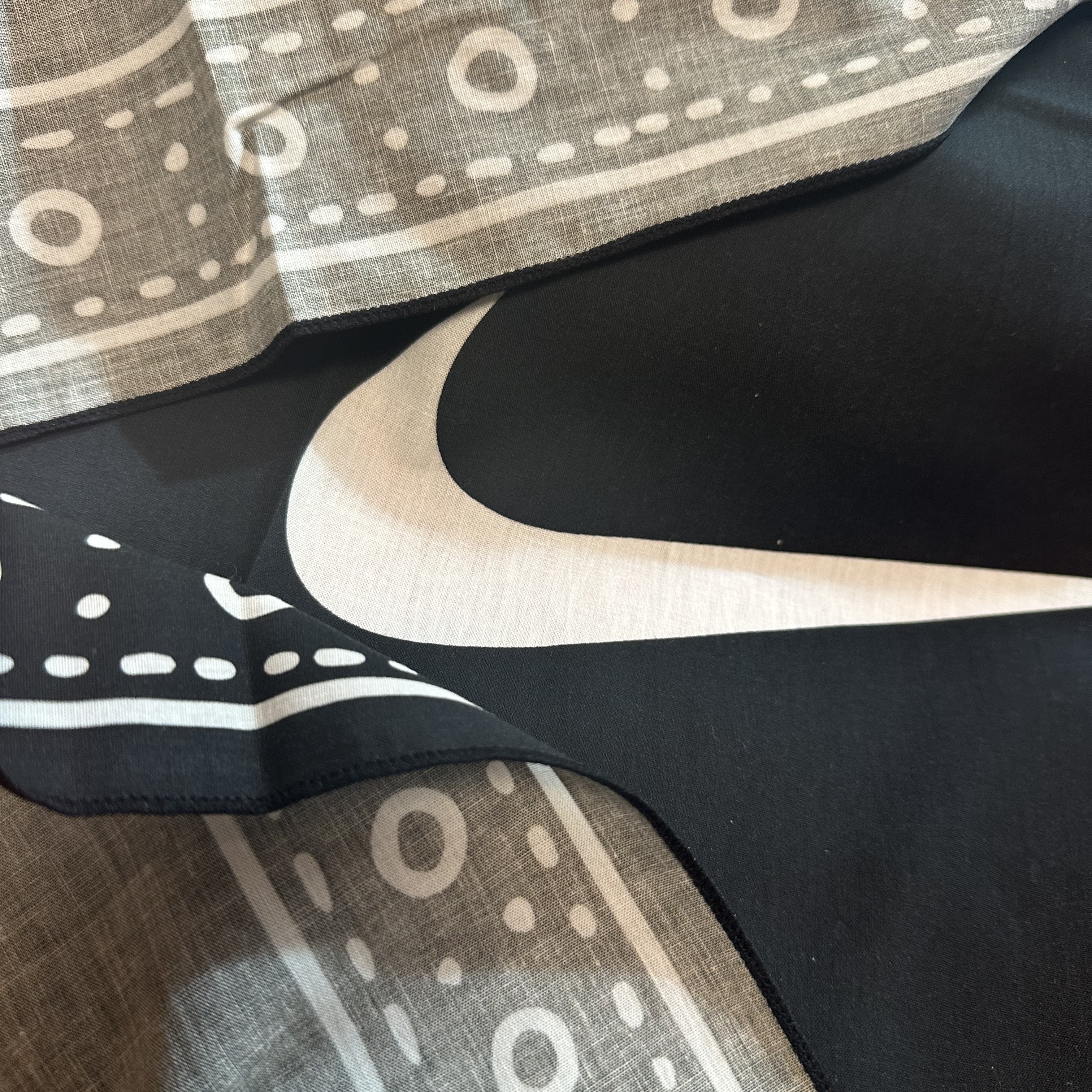 Nike x Peaceminusone Bandana Black 착용 스타일