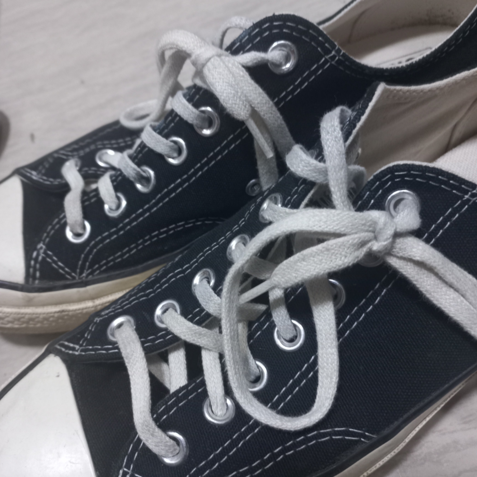 Converse Chuck 70 Ox Black - Standard 착용 스타일