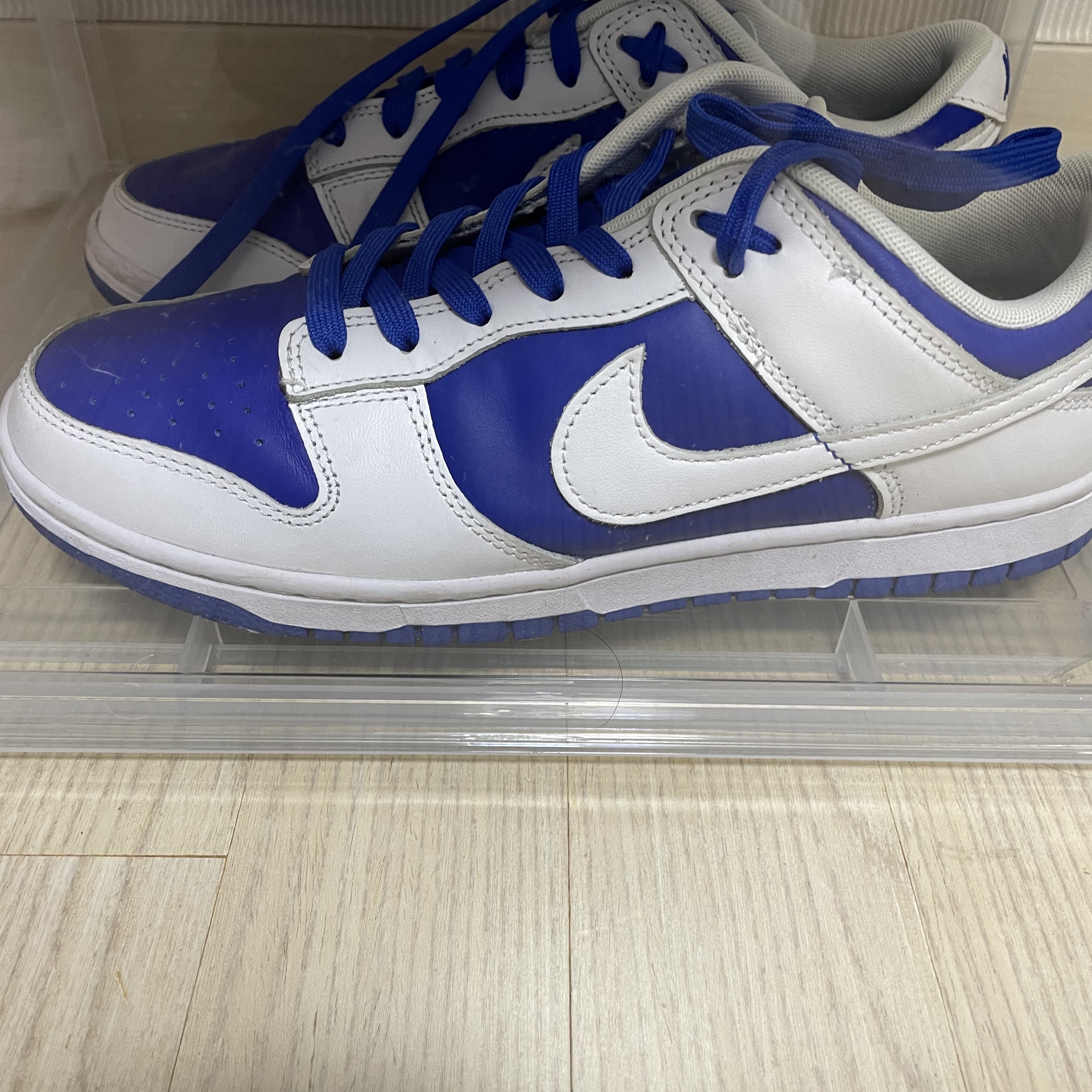 Nike Dunk Low Retro Racer Blue and White 착용 스타일