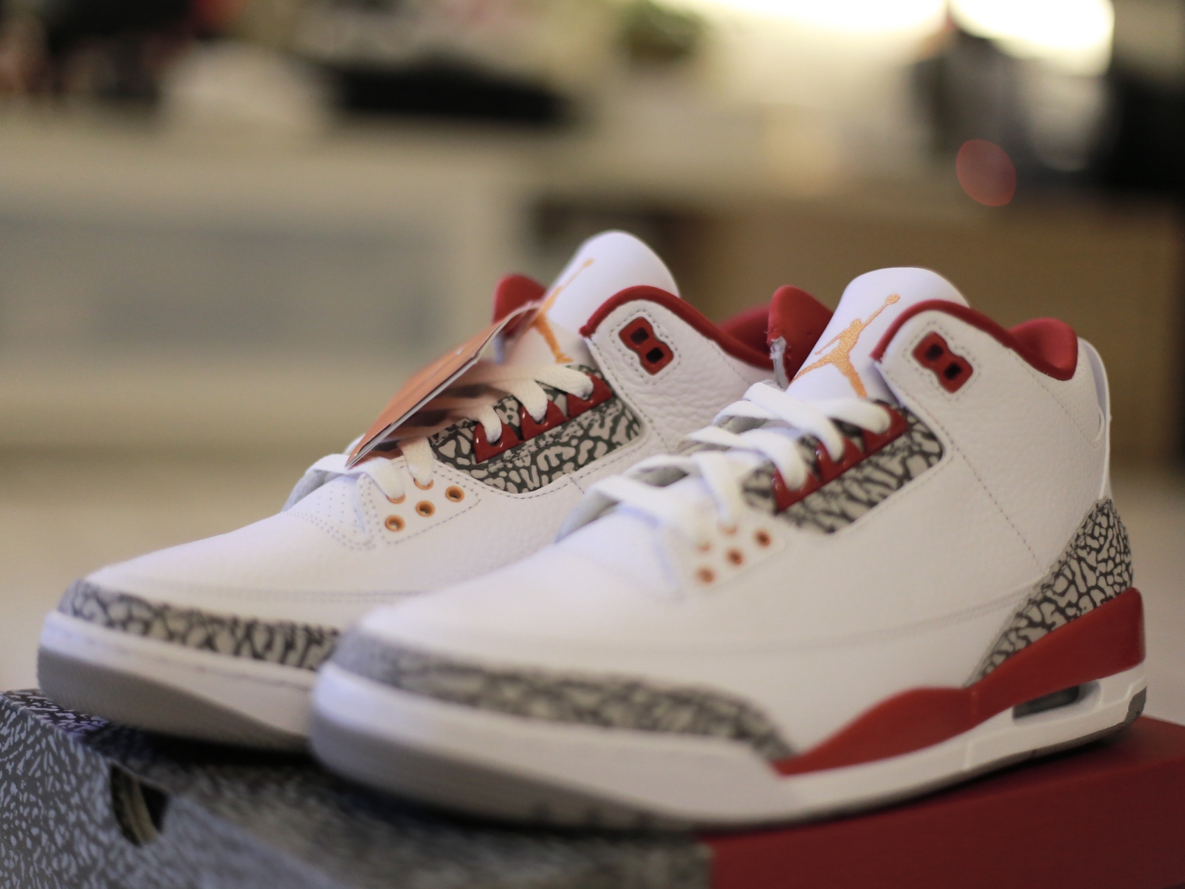 Jordan 3 Retro Cardinal Red, Jordan 3 Retro Hall of Fame 착용 스타일 - 1