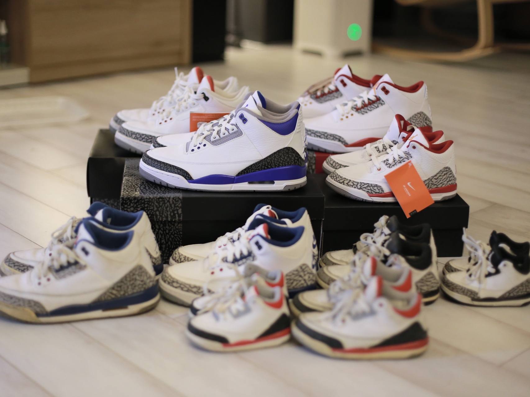 Jordan 3 Retro Cardinal Red, Jordan 3 Retro Hall of Fame 착용 스타일 - 7