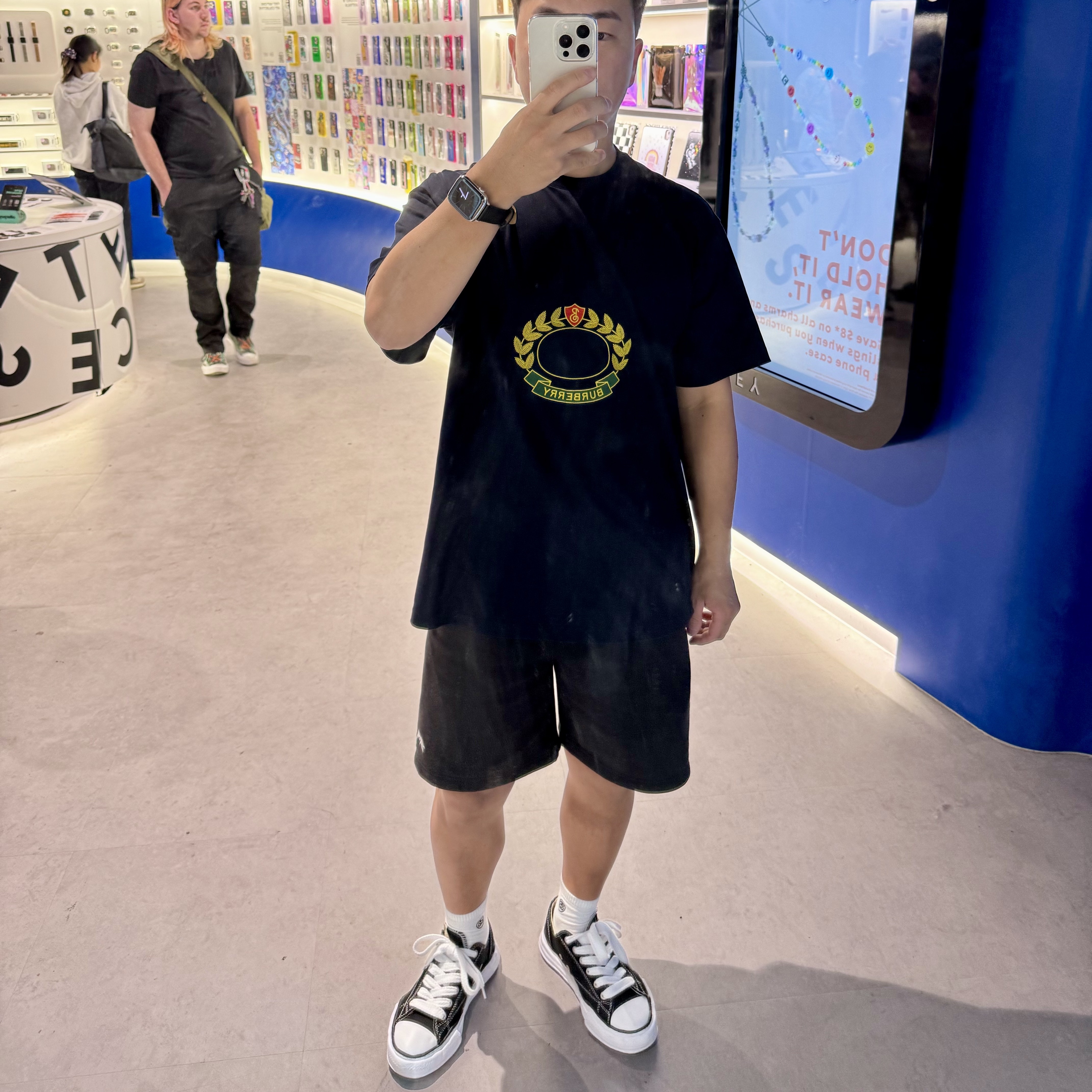 Maison Mihara Yasuhiro Peterson OG Sole Canvas Low Sneakers Black 착용 스타일 - 2