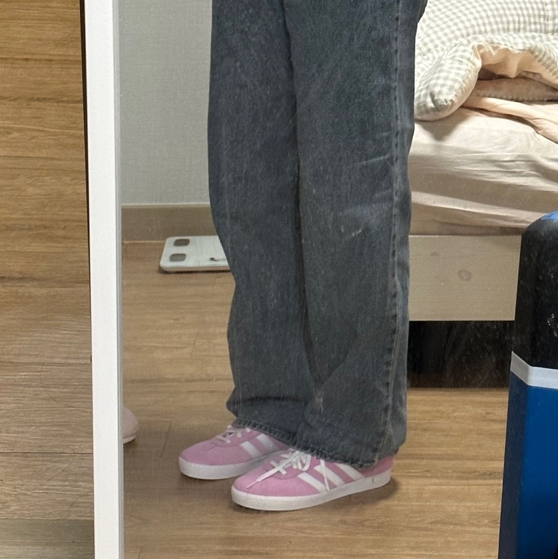 (J) Adidas Gazelle Bliss Lilac 착용 스타일
