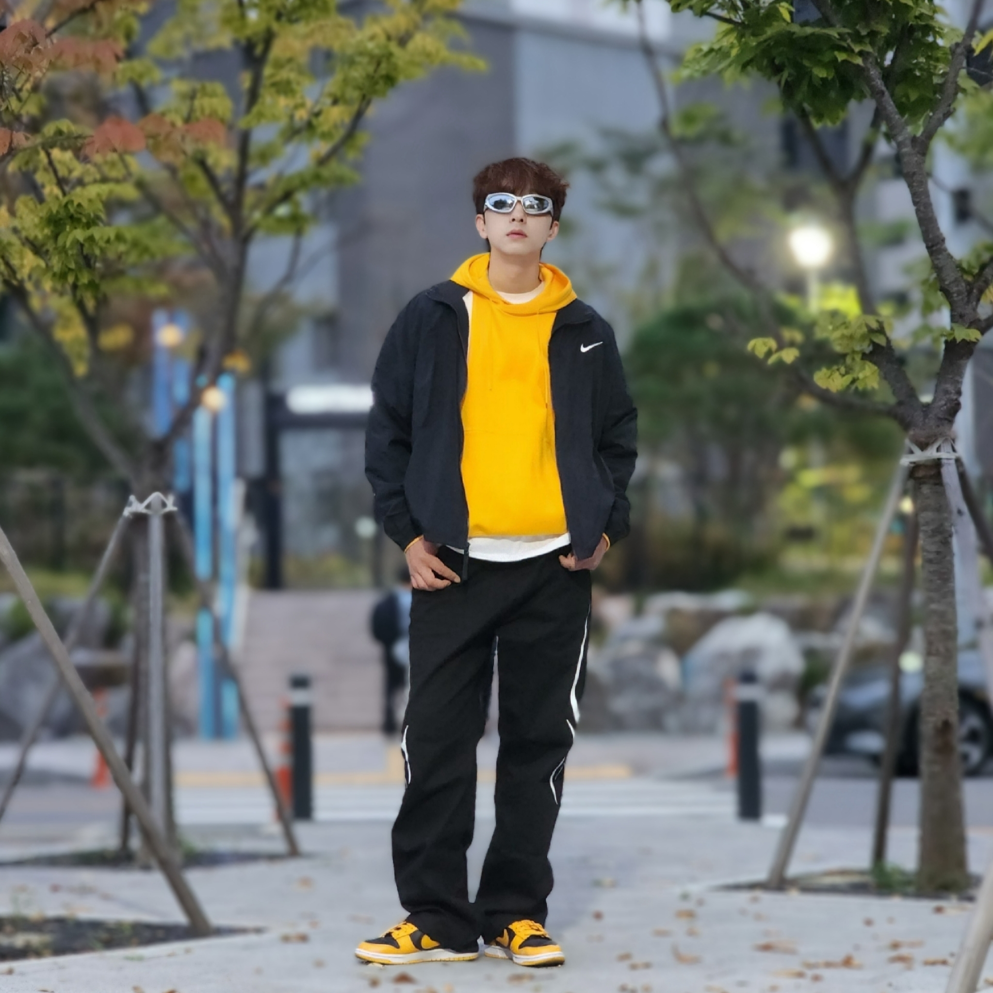 Nike Starting Five Jacket Black - US/EU, Nike Starting Five Jacket Black - Asia 착용 스타일 - 3