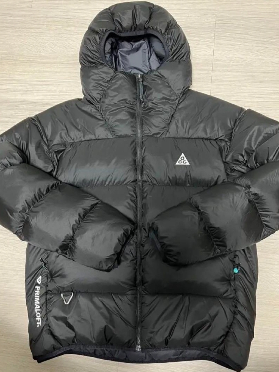 Nike ACG Therma-Fit ADV Lunar Lake Puffer Jacket Black - Asia 착용 스타일