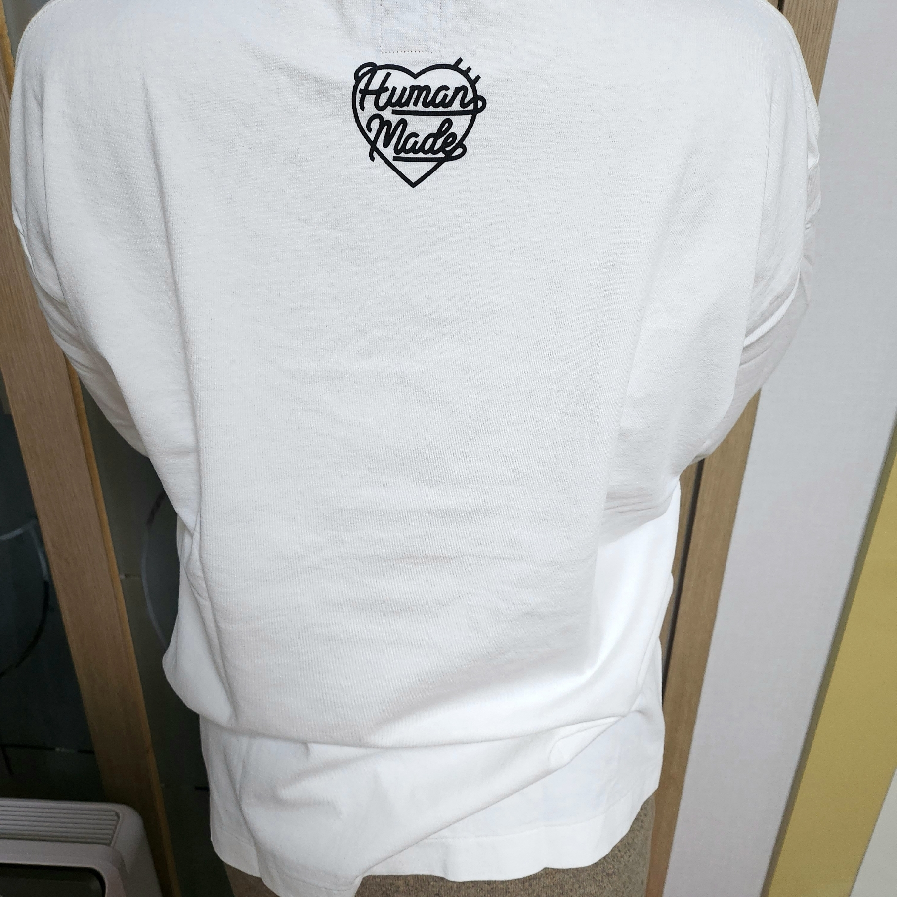 Human Made Graphic L/S T-Shirt #4 White 착용 스타일 - 2