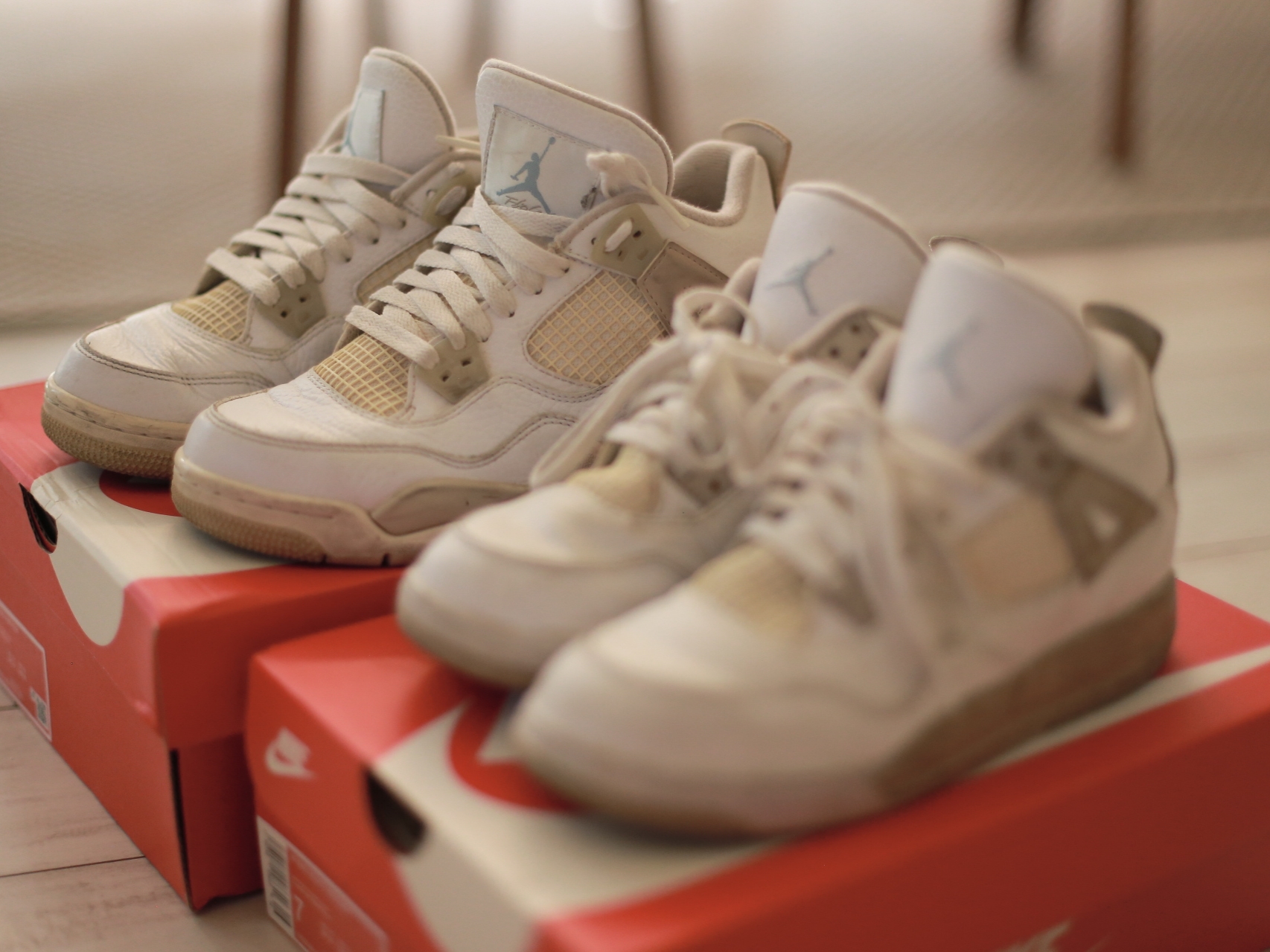 (GS) Jordan 4 Retro Linen 2017 착용 스타일 - 4