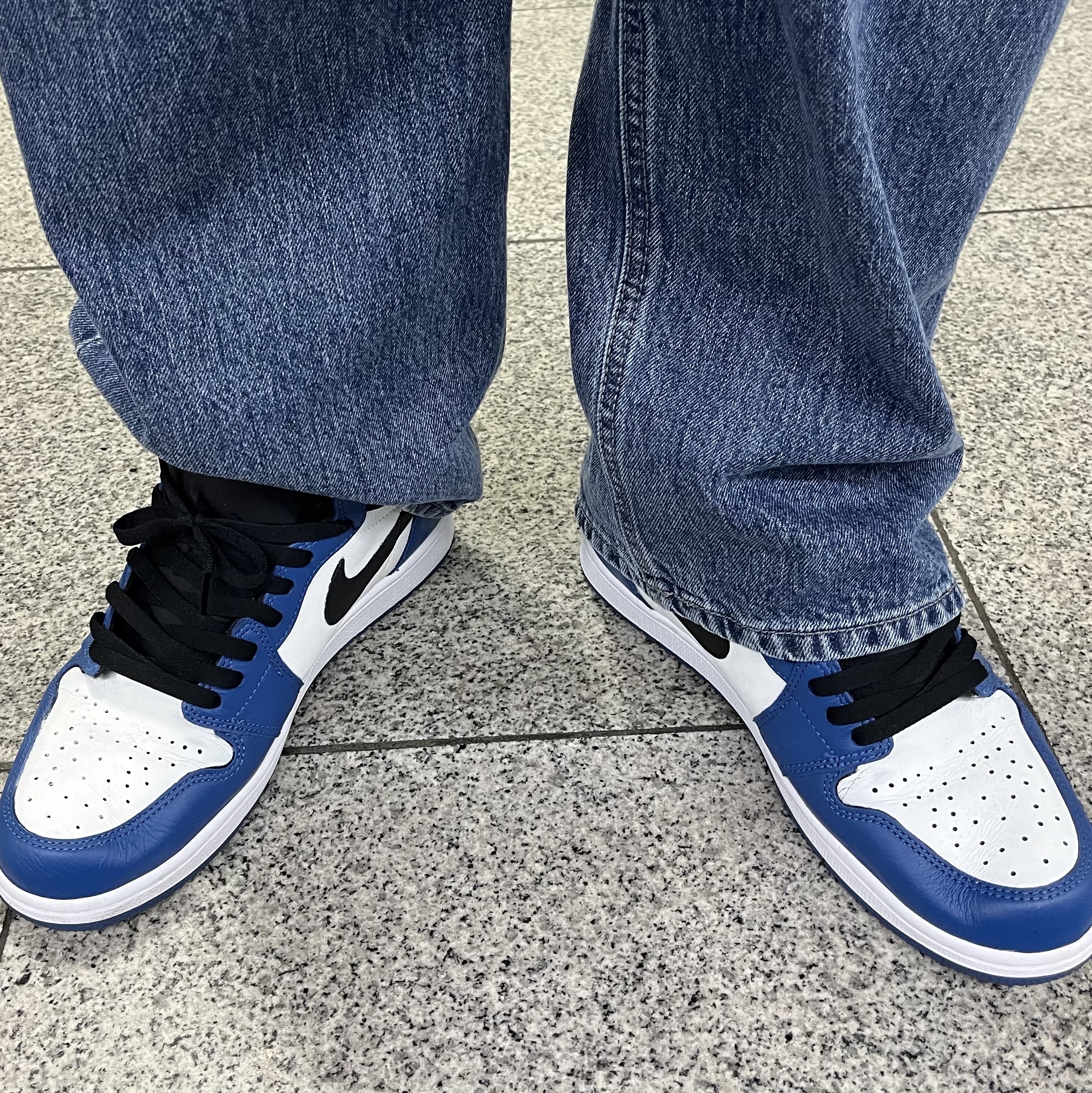 Jordan 1 Retro High OG Dark Marina Blue, Jordan 1 Retro High Game Royal 착용 스타일
