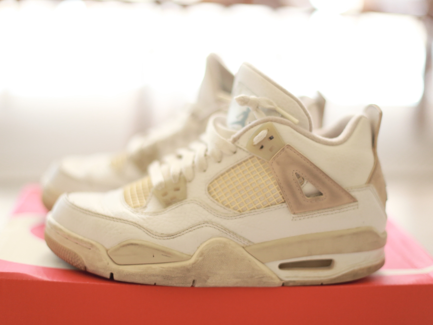 (GS) Jordan 4 Retro Linen 2017 착용 스타일 - 1