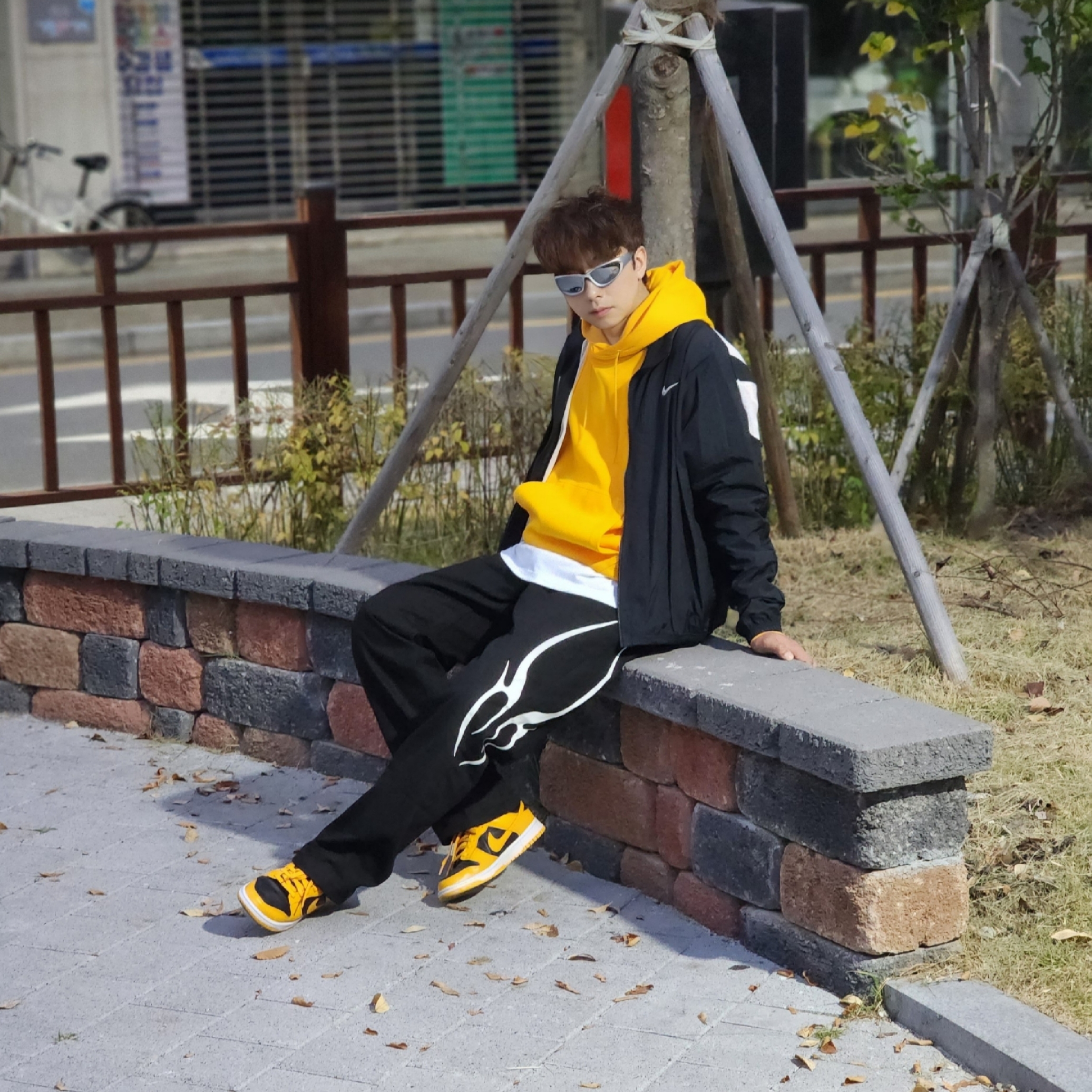 Nike Starting Five Jacket Black - US/EU, Nike Starting Five Jacket Black - Asia 착용 스타일 - 1
