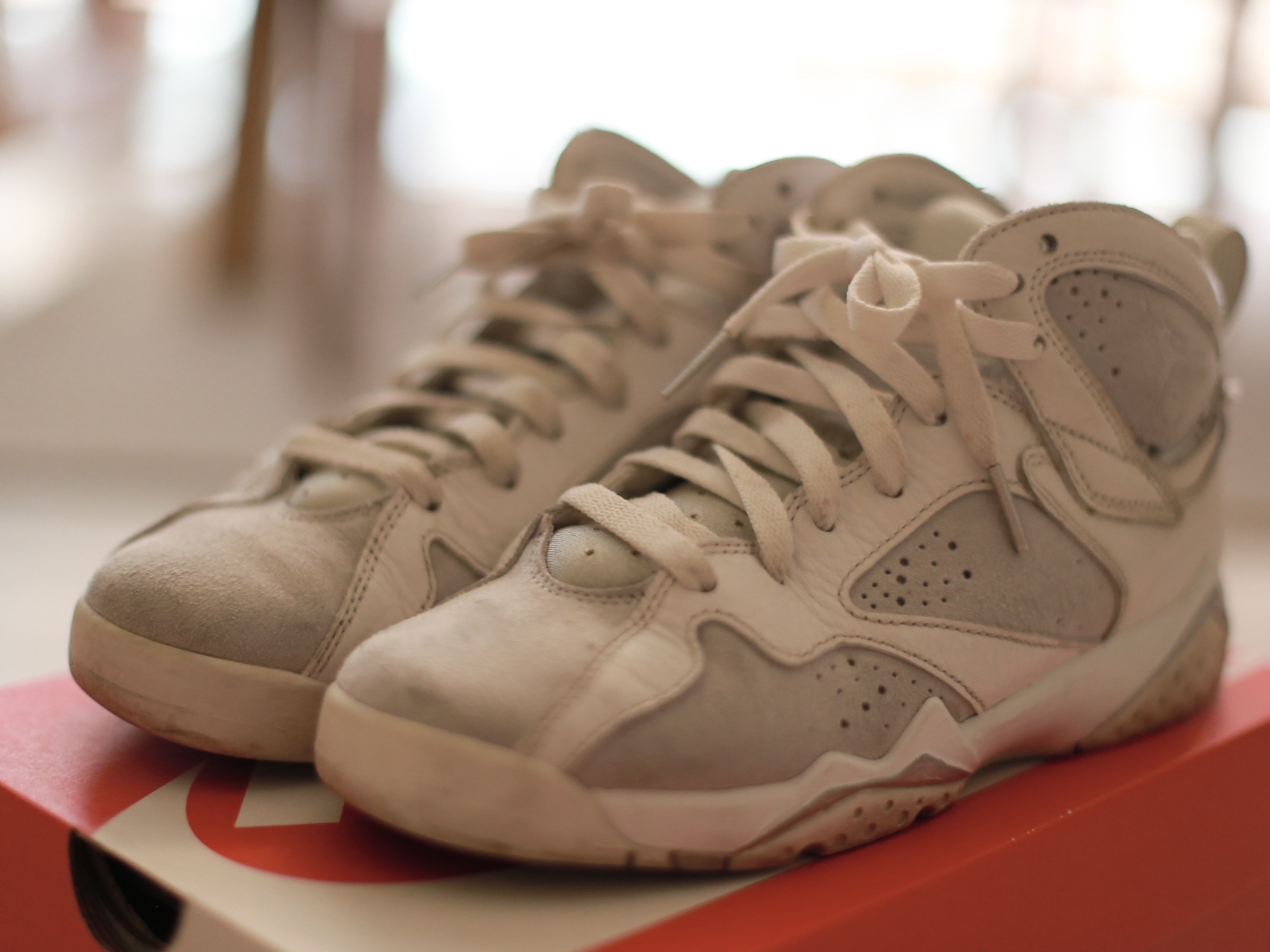 (GS) Jordan 7 Retro Pure Platinum 착용 스타일 - 2