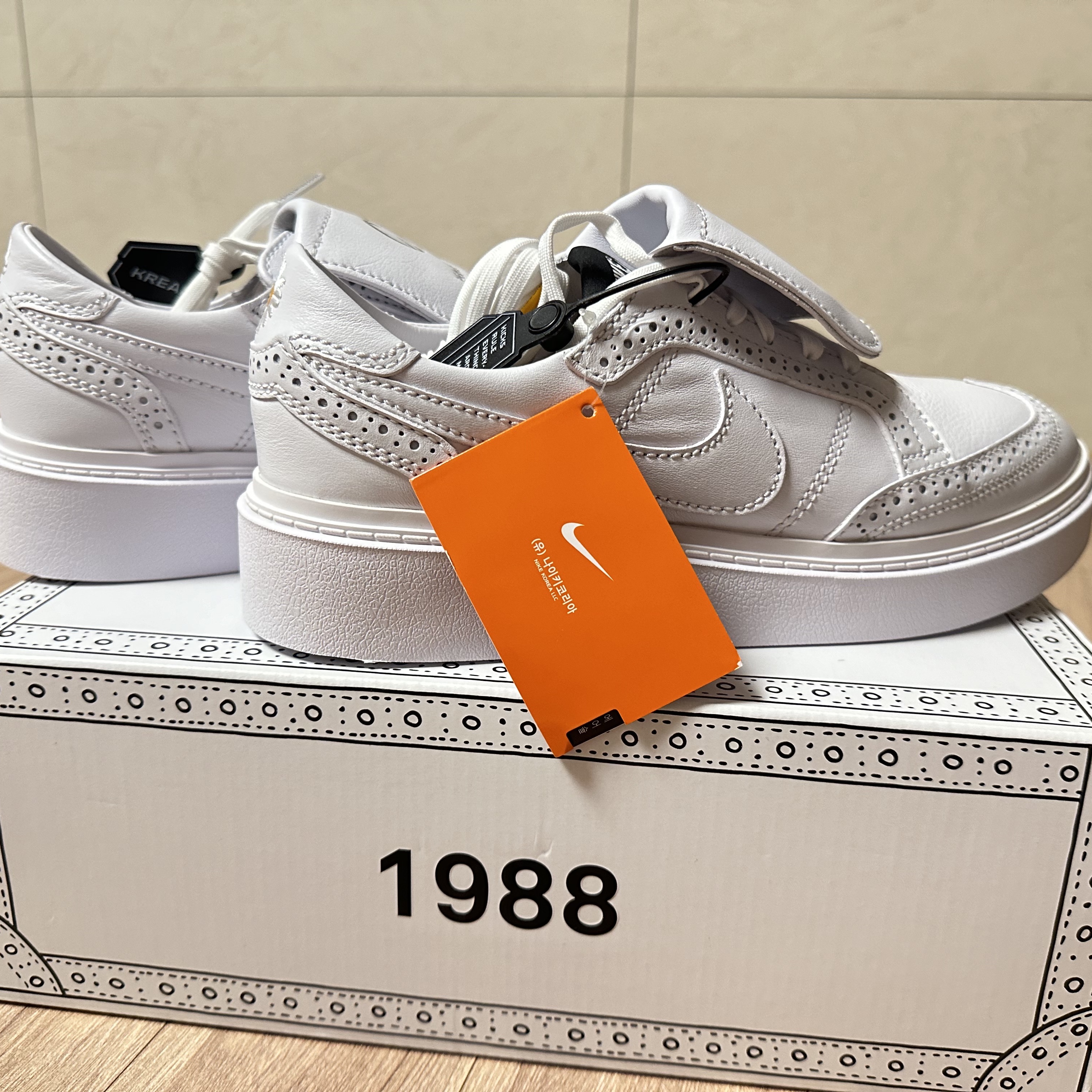 Nike x Peaceminusone Kwondo1 White 착용 스타일 - 3