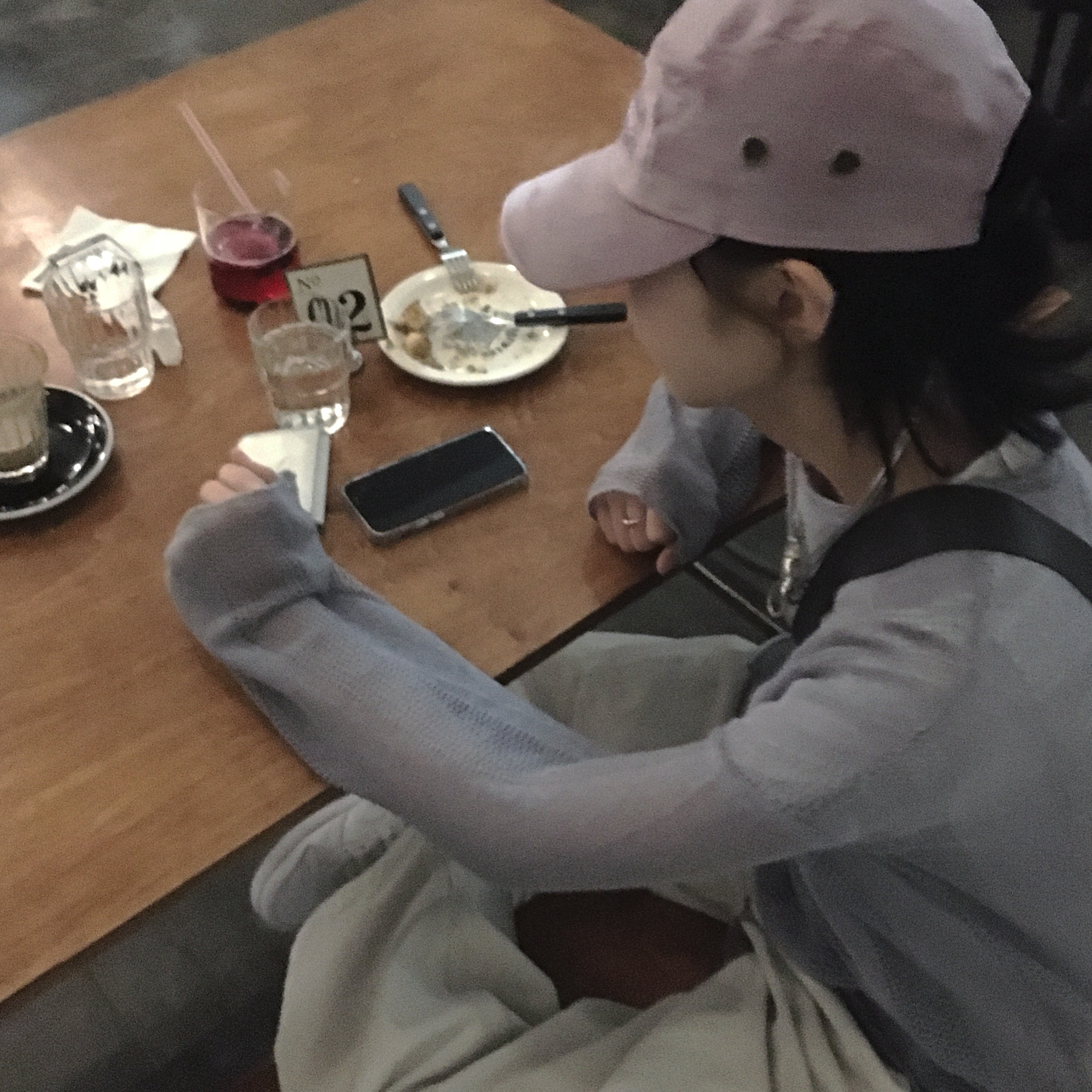 Supreme Broken Camo Camp Cap Purple - 22SS 착용 스타일 - 2