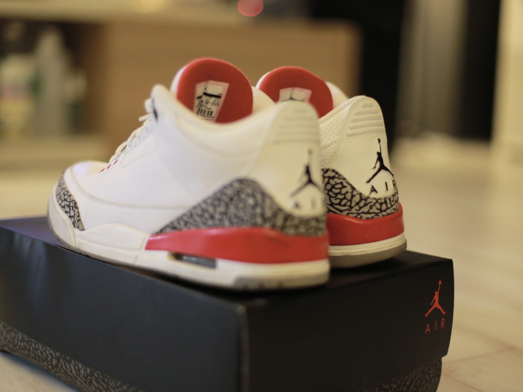 Jordan 3 Retro Cardinal Red, Jordan 3 Retro Hall of Fame 착용 스타일 - 5