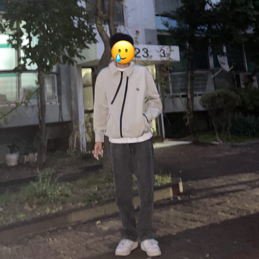 Sansan Gear Coach Jacket Black - 22SS, Nike Air Force 1 '07 Low White 착용 스타일