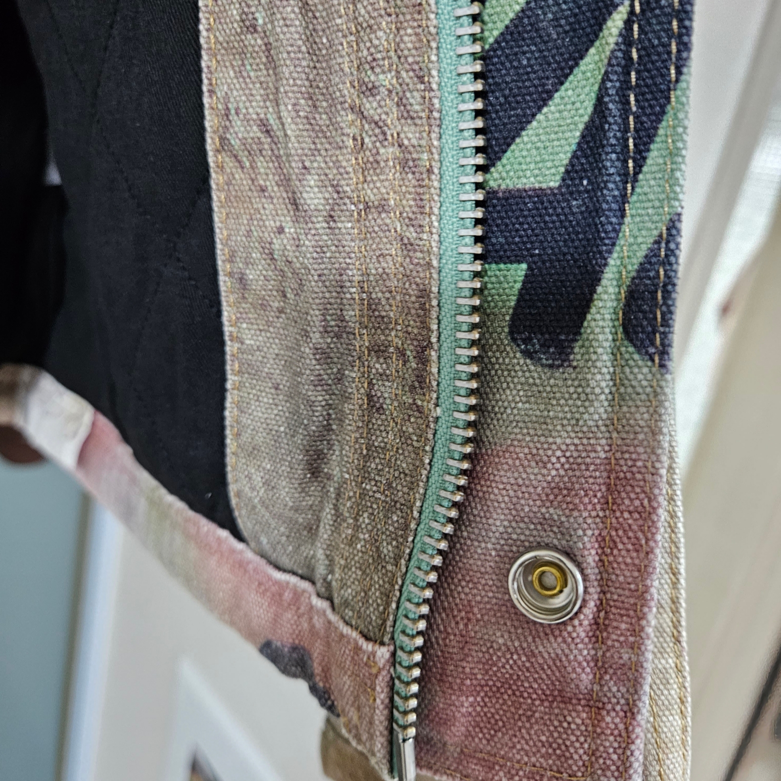 Stussy Shop Jacket Alfonso Canvas Multi 착용 스타일 - 5
