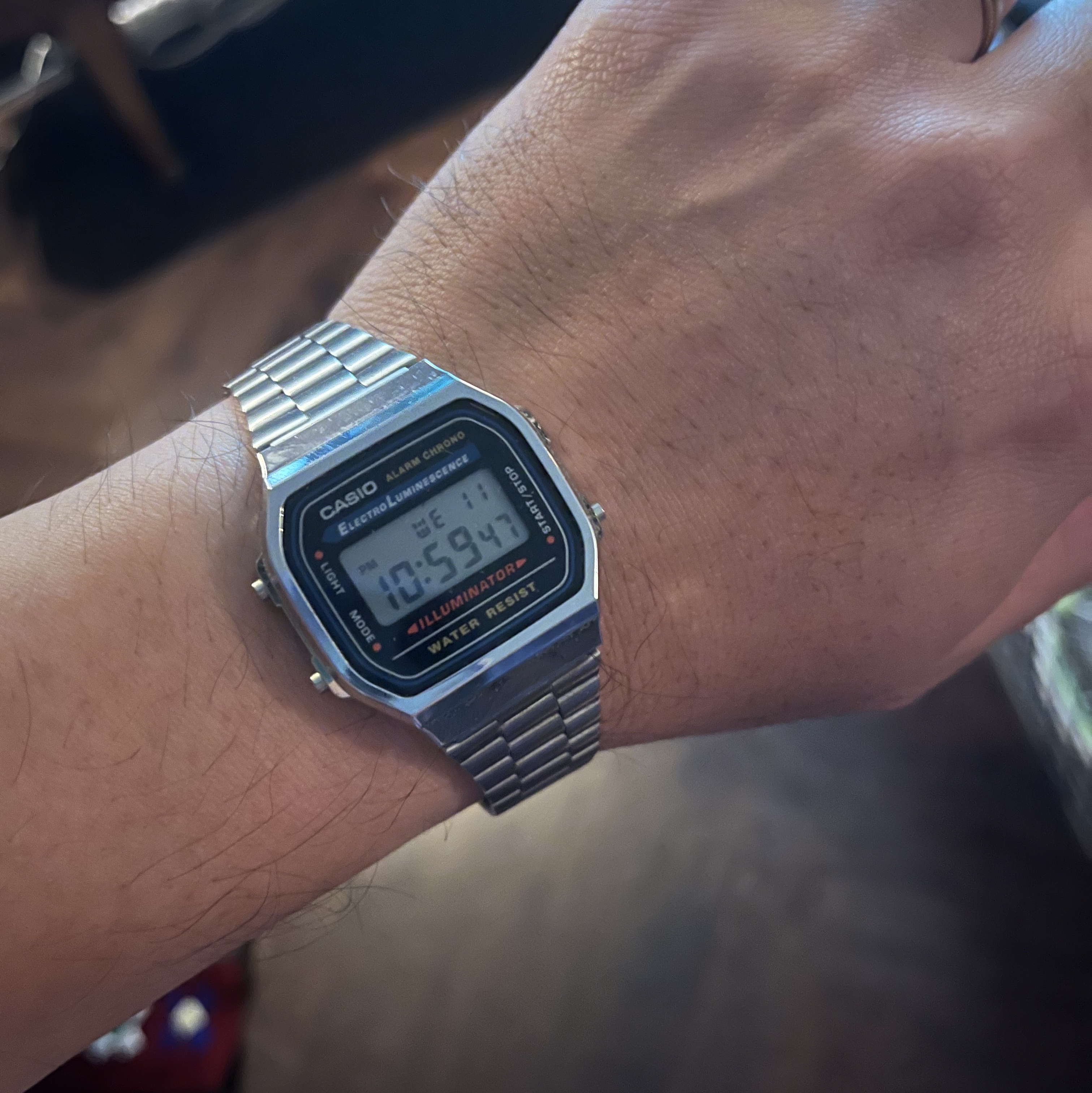 Casio A-159WA-N1 착용 스타일