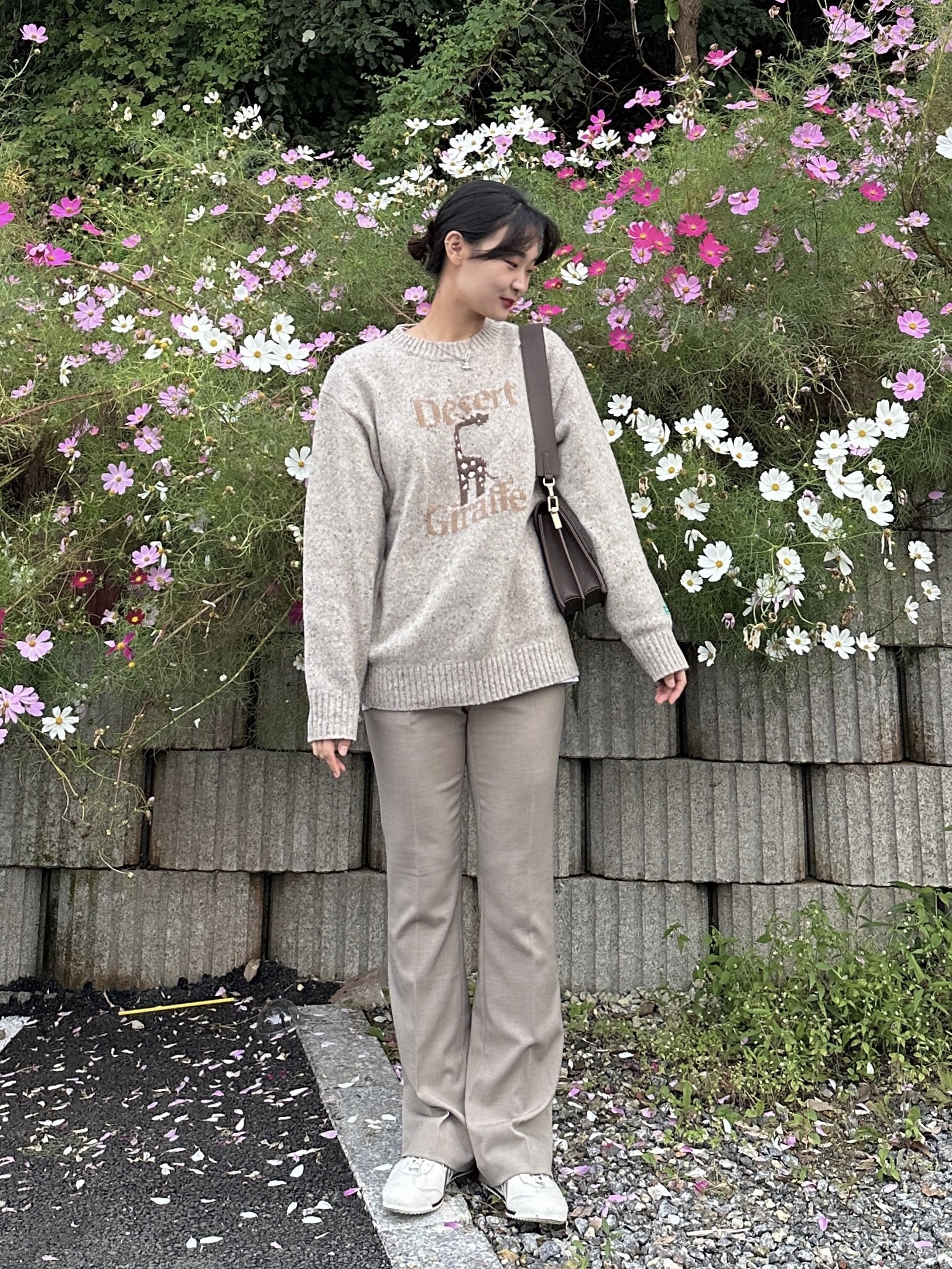 Onitsuka Tiger Mexico 66 SD Birch Silver 착용 스타일 - 2