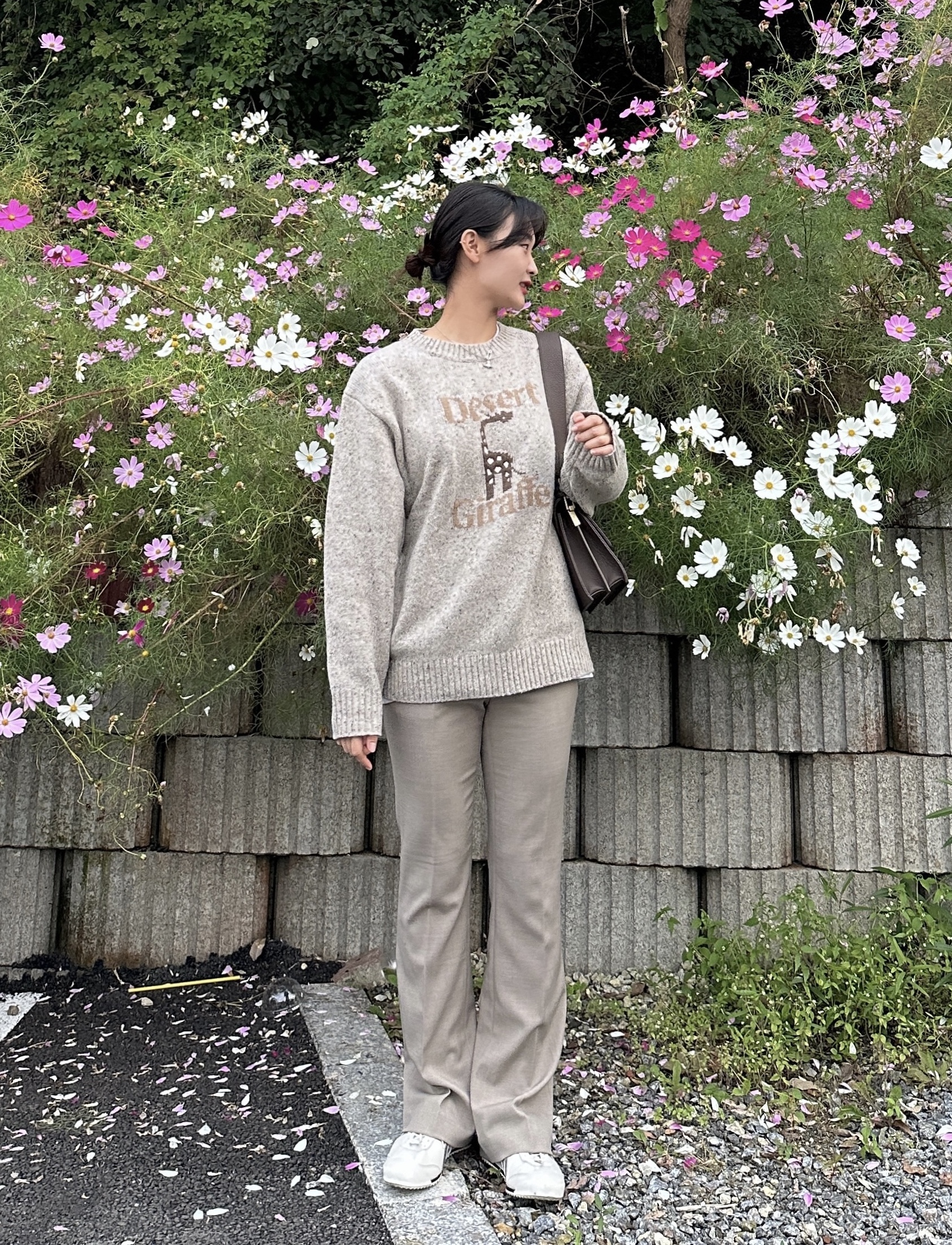Onitsuka Tiger Mexico 66 SD Birch Silver 착용 스타일 - 1
