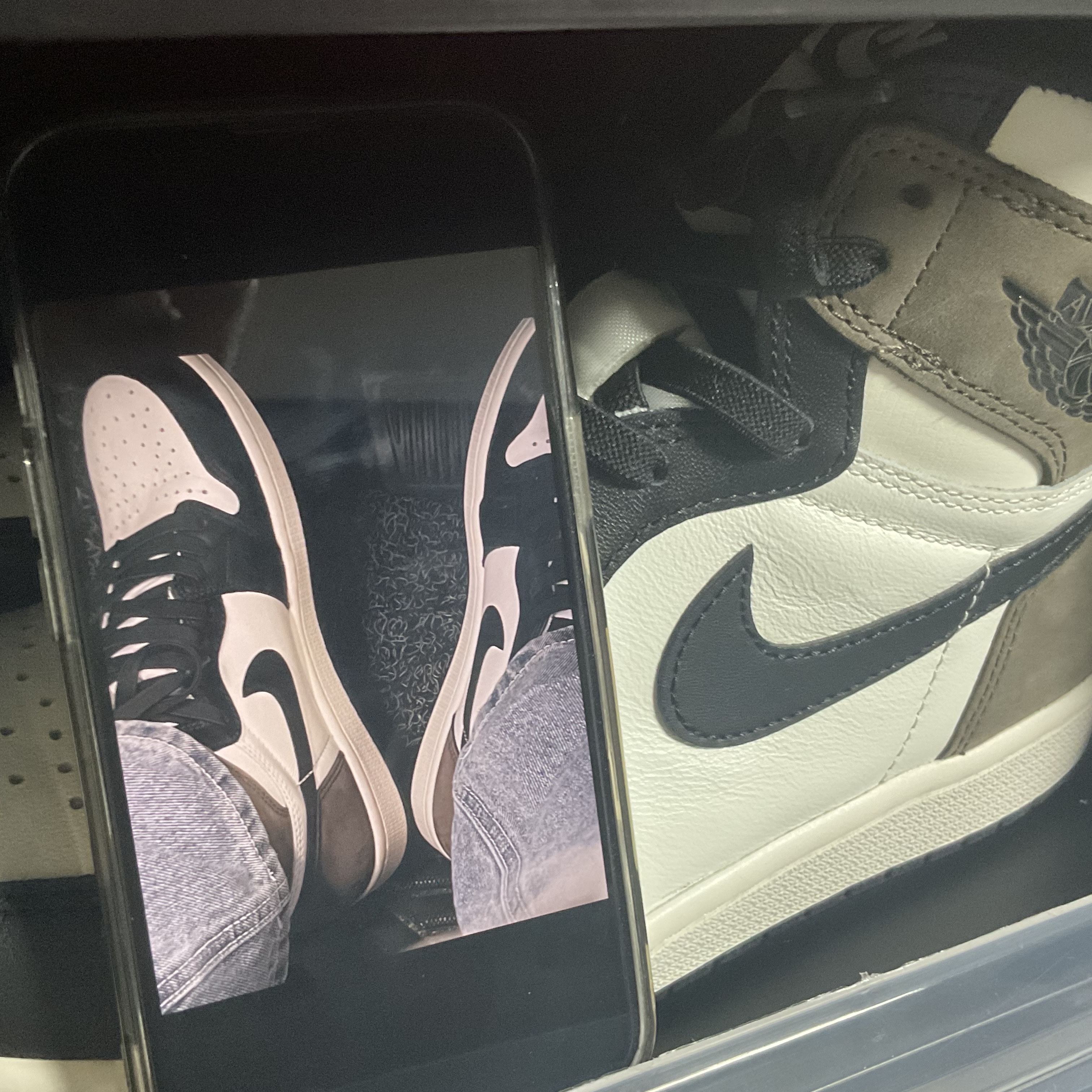 Jordan 1 Retro High OG Black Mocha 착용 스타일