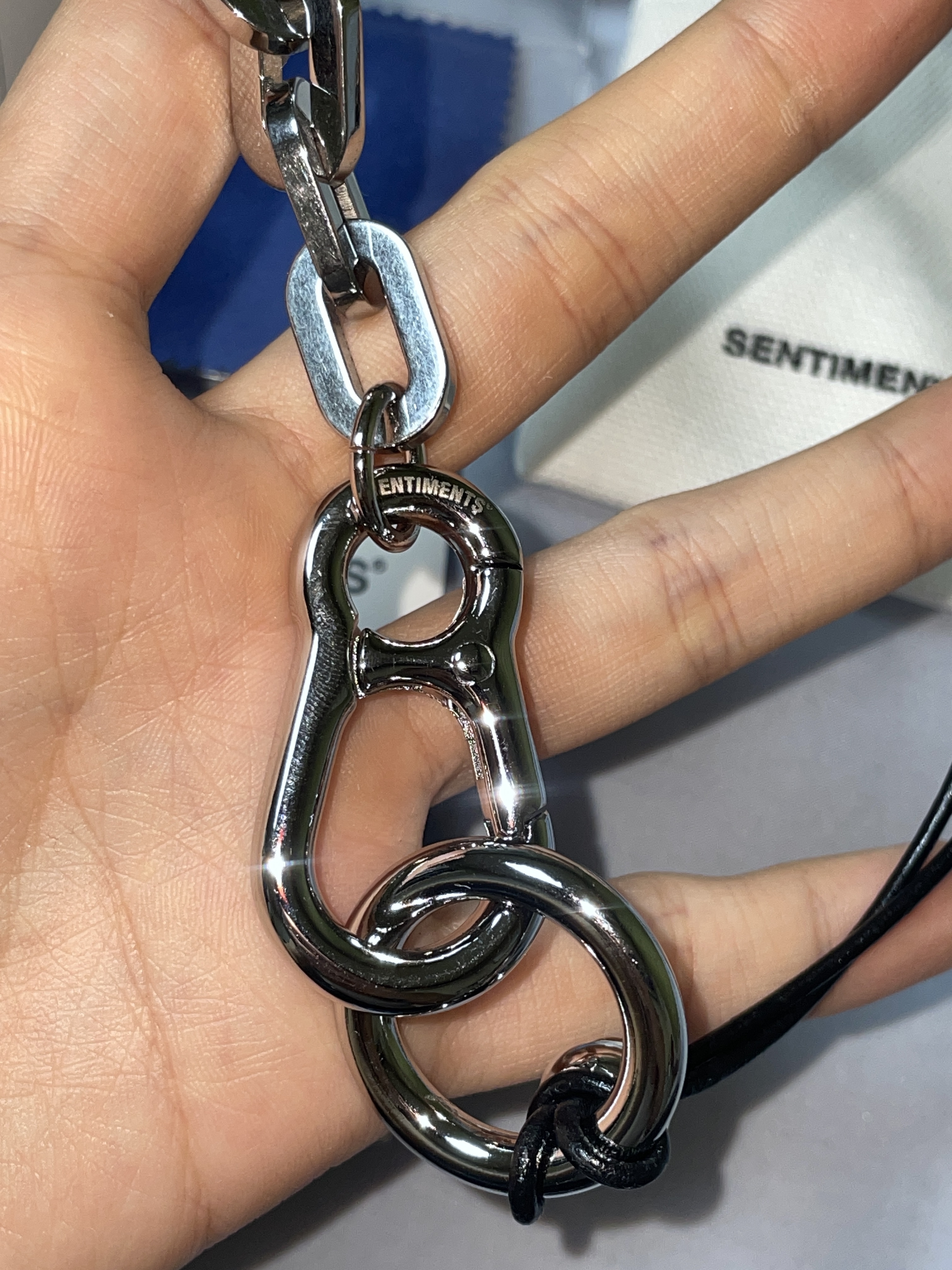 Sentiments No.257 Necklace Silver 착용 스타일 - 2