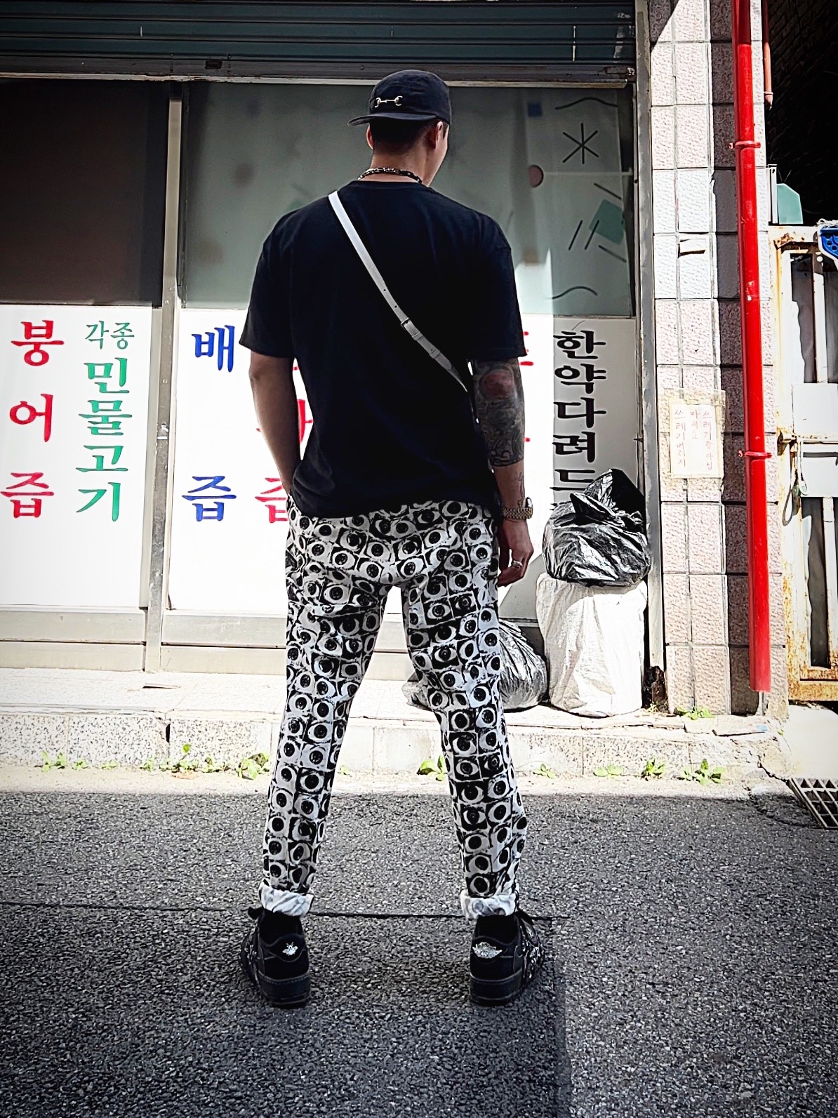 Supreme x Jean Paul Gaultier T-Shirt Black - 19SS, Supreme x Nike Lightweight Crew Socks Black (1 Pack) ์ฐฉ์ฉ ์คํ์ผ - 4