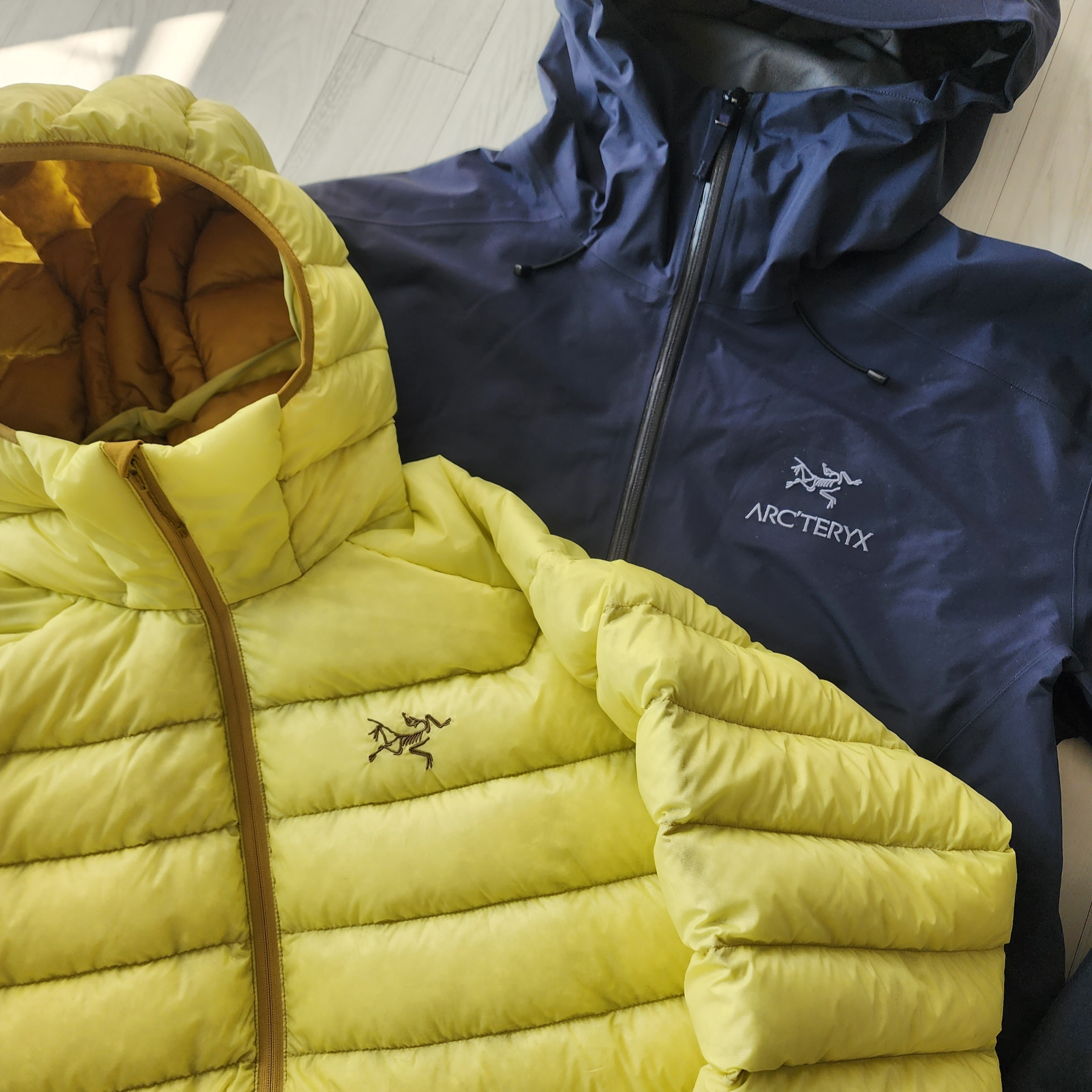 Arc'teryx Beta LT Jacket Black Sapphire, Arc'teryx Cerium Hoody Oracle 착용 스타일 - 3