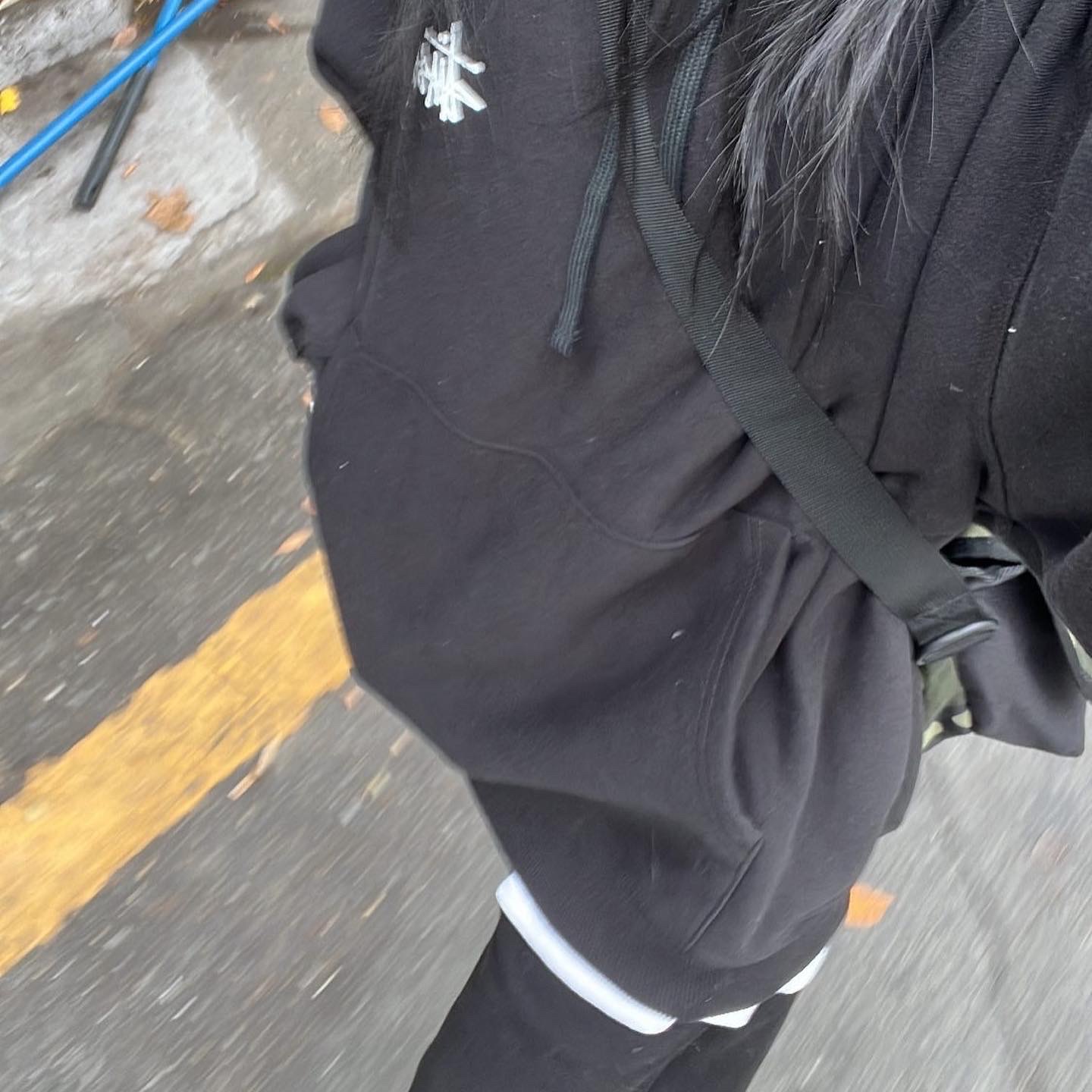 Stussy Basic Stussy Hoodie Black 2022 착용 스타일 - 1