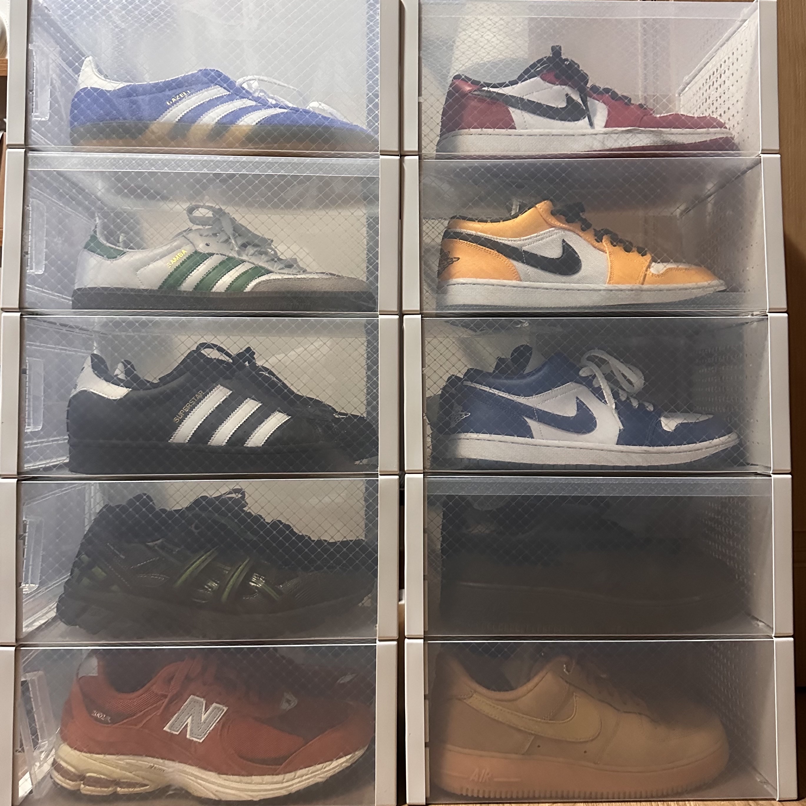 Adidas Samba OG White Green, Asics x Andersson Bell Gel-Sonoma 15-50 Black Green 착용 스타일