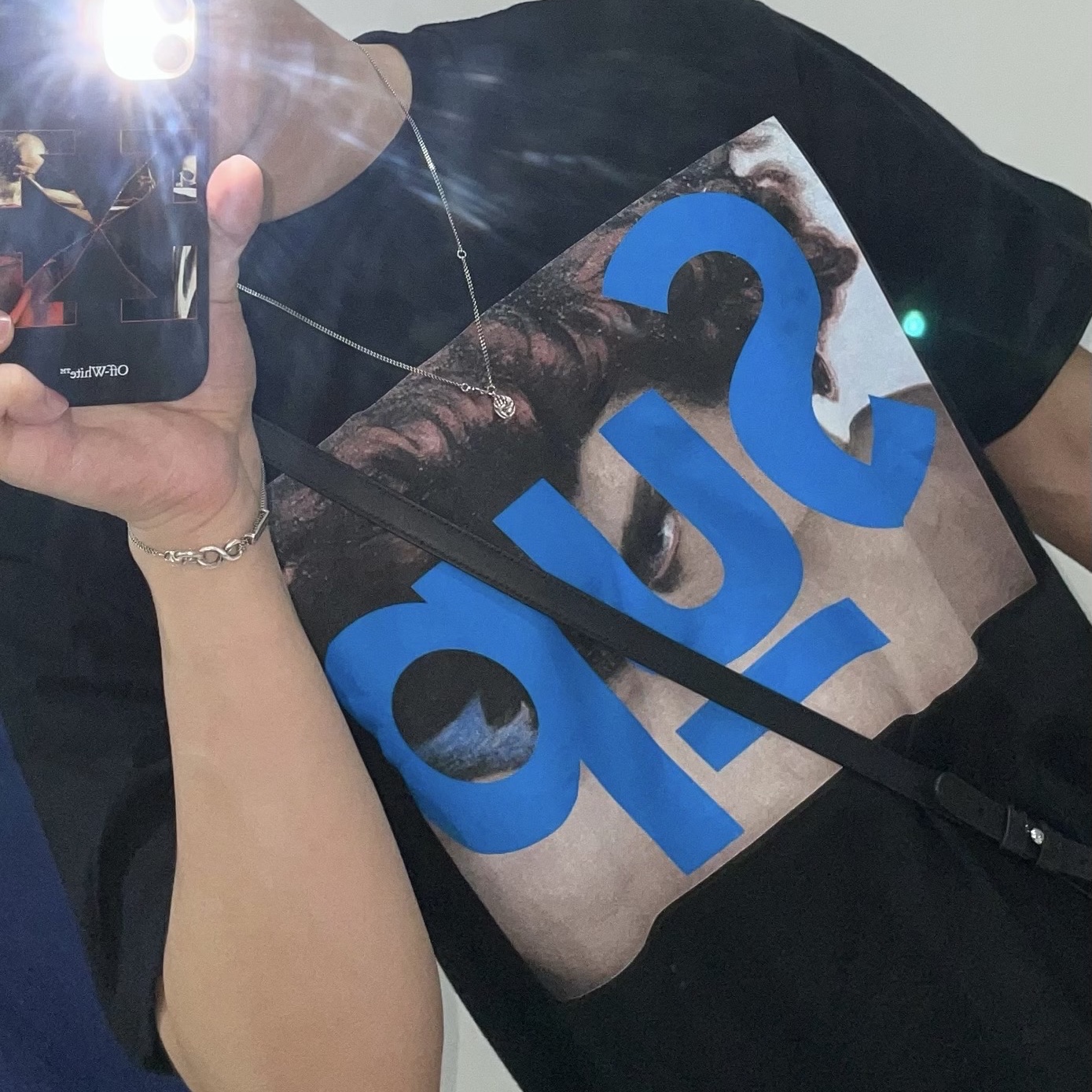 Supreme x Undercover Face T-Shirt Black - 23SS 착용 스타일
