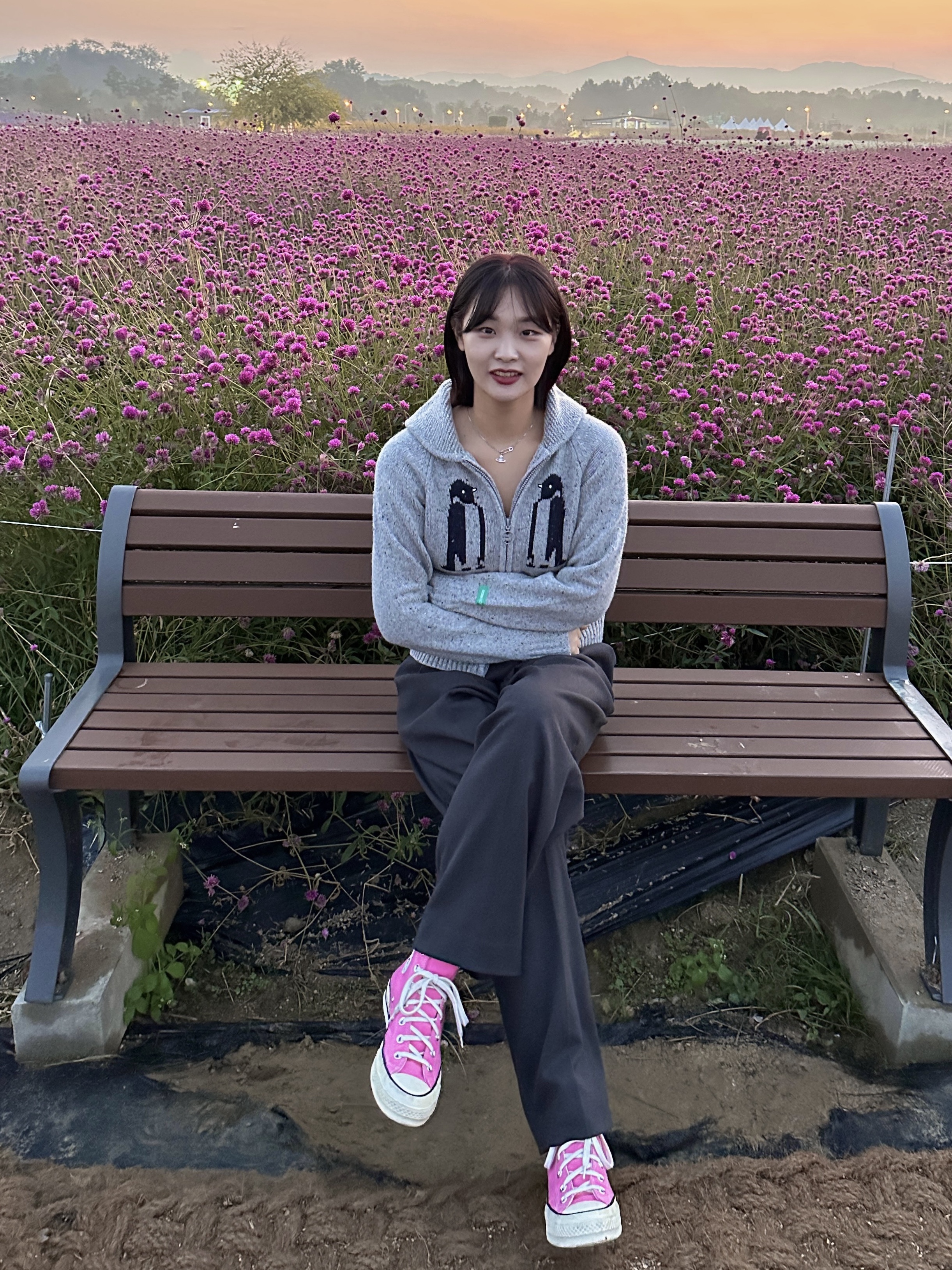Converse Chuck 70 High Vintage Canvas Pink 착용 스타일 - 2