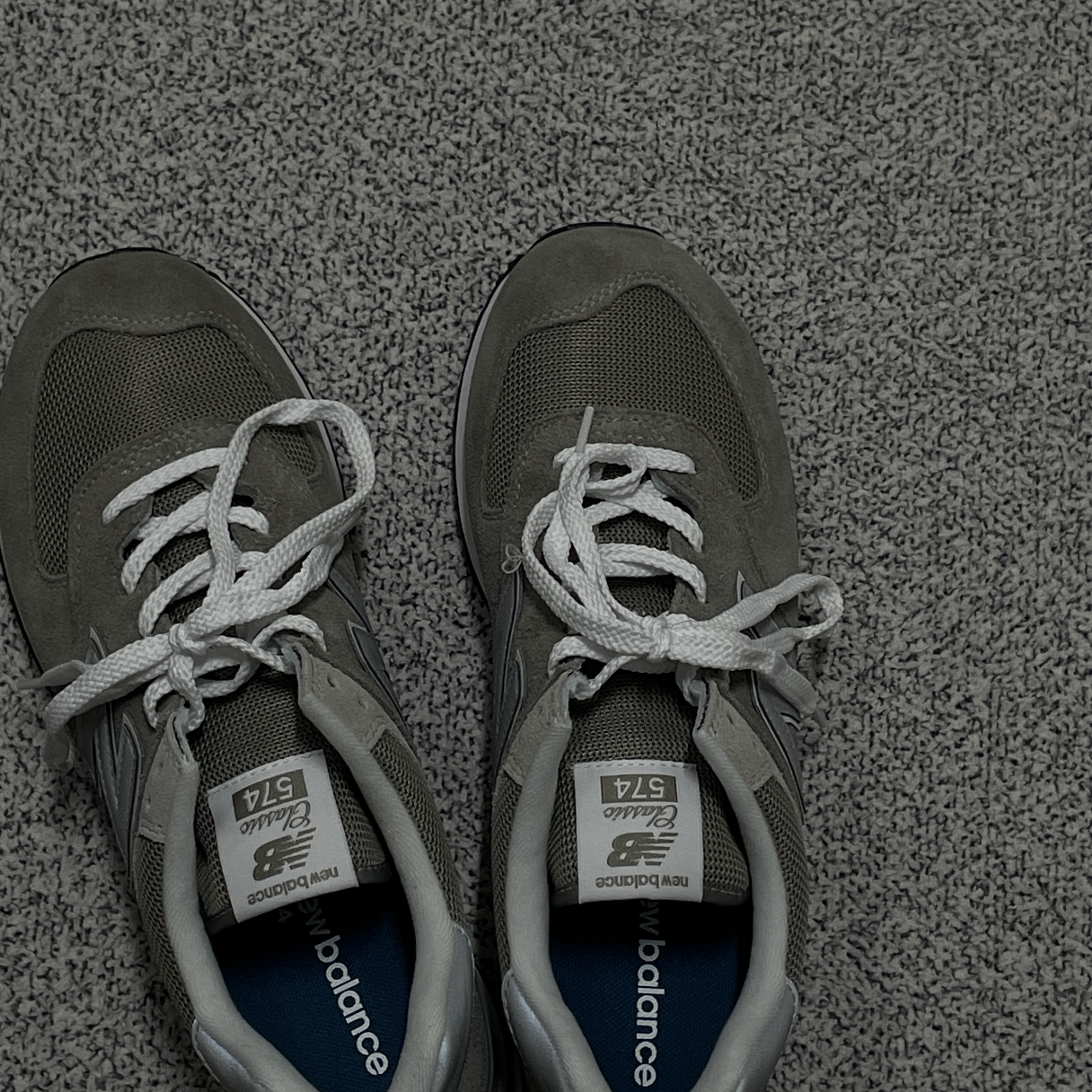 New Balance 574 Worn By Anyone Grey - D Standard 착용 스타일