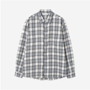 Millo Ombre Check Shirts Smoke Gray