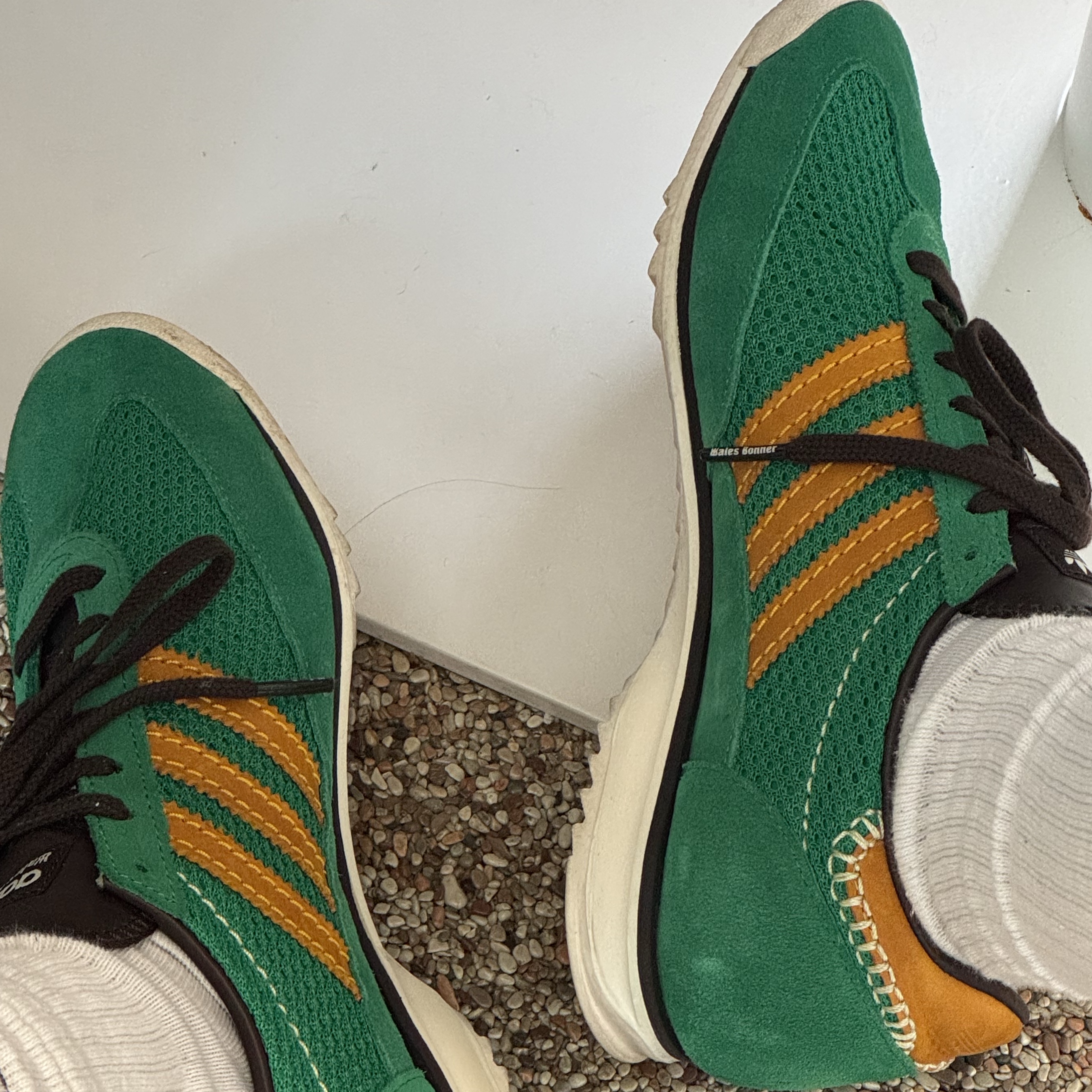 Adidas x Wales Bonner SL 72 Knit Green 착용 스타일