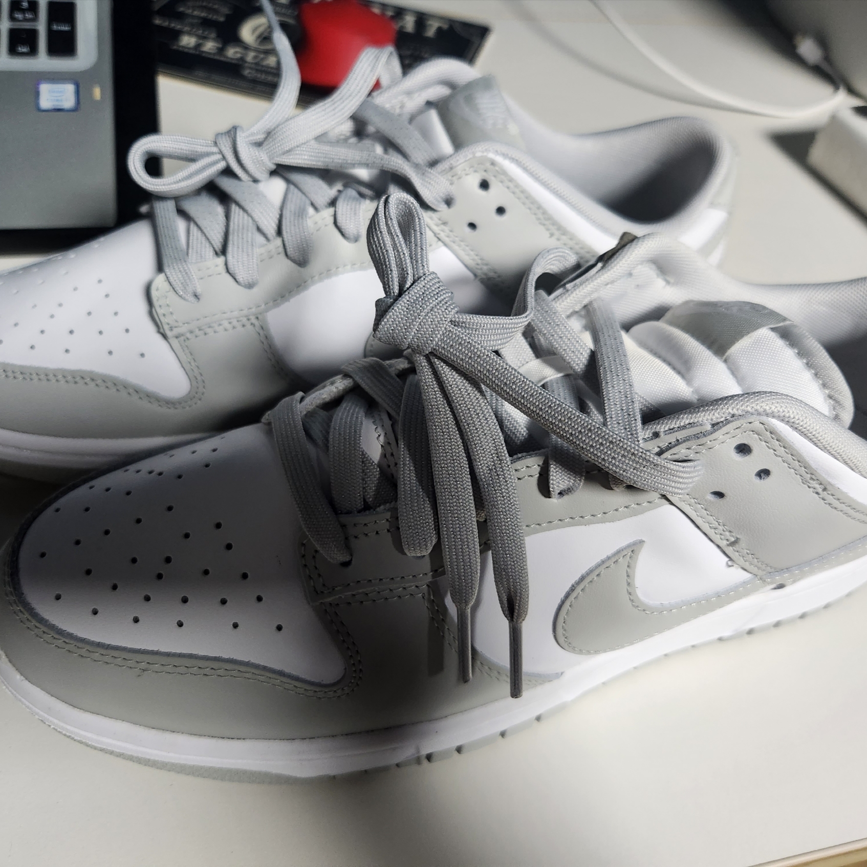 Nike Dunk Low Retro Grey Fog 착용 스타일