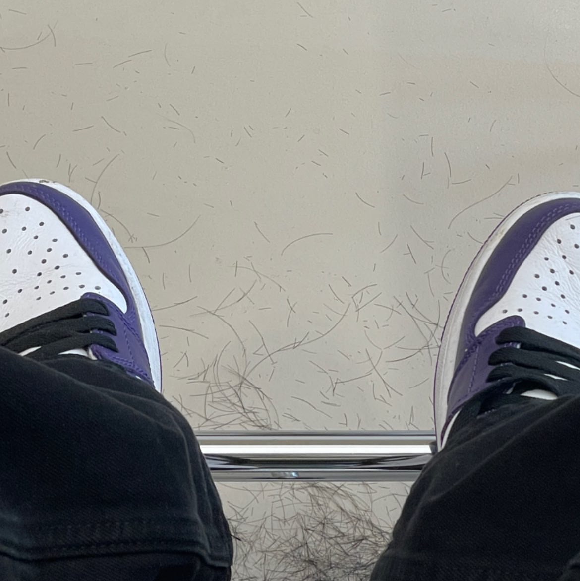 Jordan 1 Retro High OG Court Purple 2020 착용 스타일 - 2