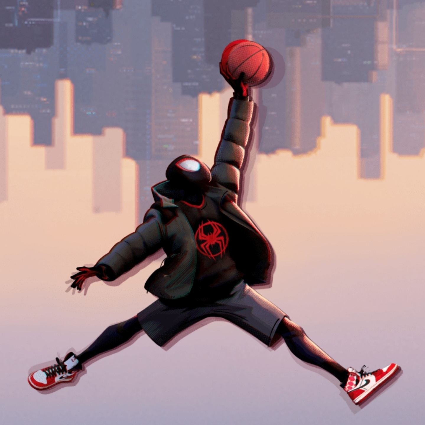 Jordan 1 Retro High Spider-Man Next Chapter 착용 스타일 - 5