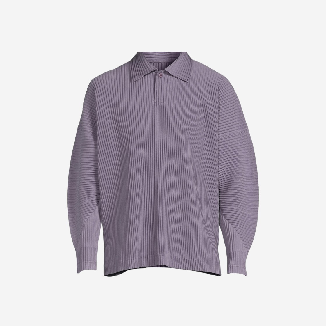 Homme Plisse Issey Miyake Pleats MC February Polo Purple Gray 상세 이미지 1