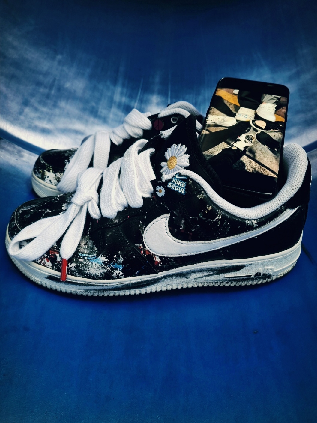 Nike x Peaceminusone Air Force 1 Low Para-Noise 착용 스타일 - 4