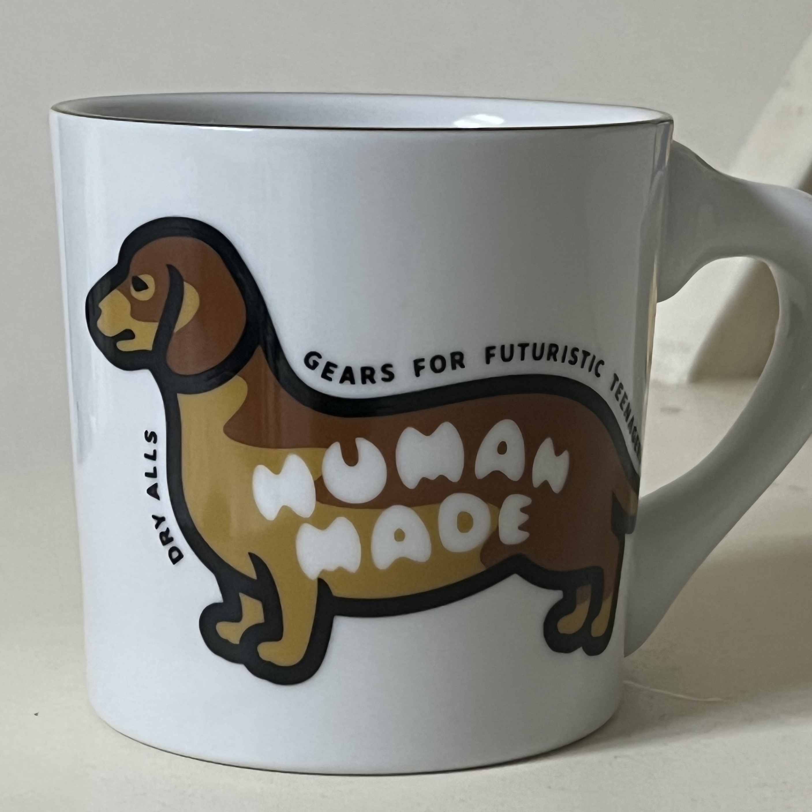 Human Made Dachs Coffee Mug White 착용 스타일