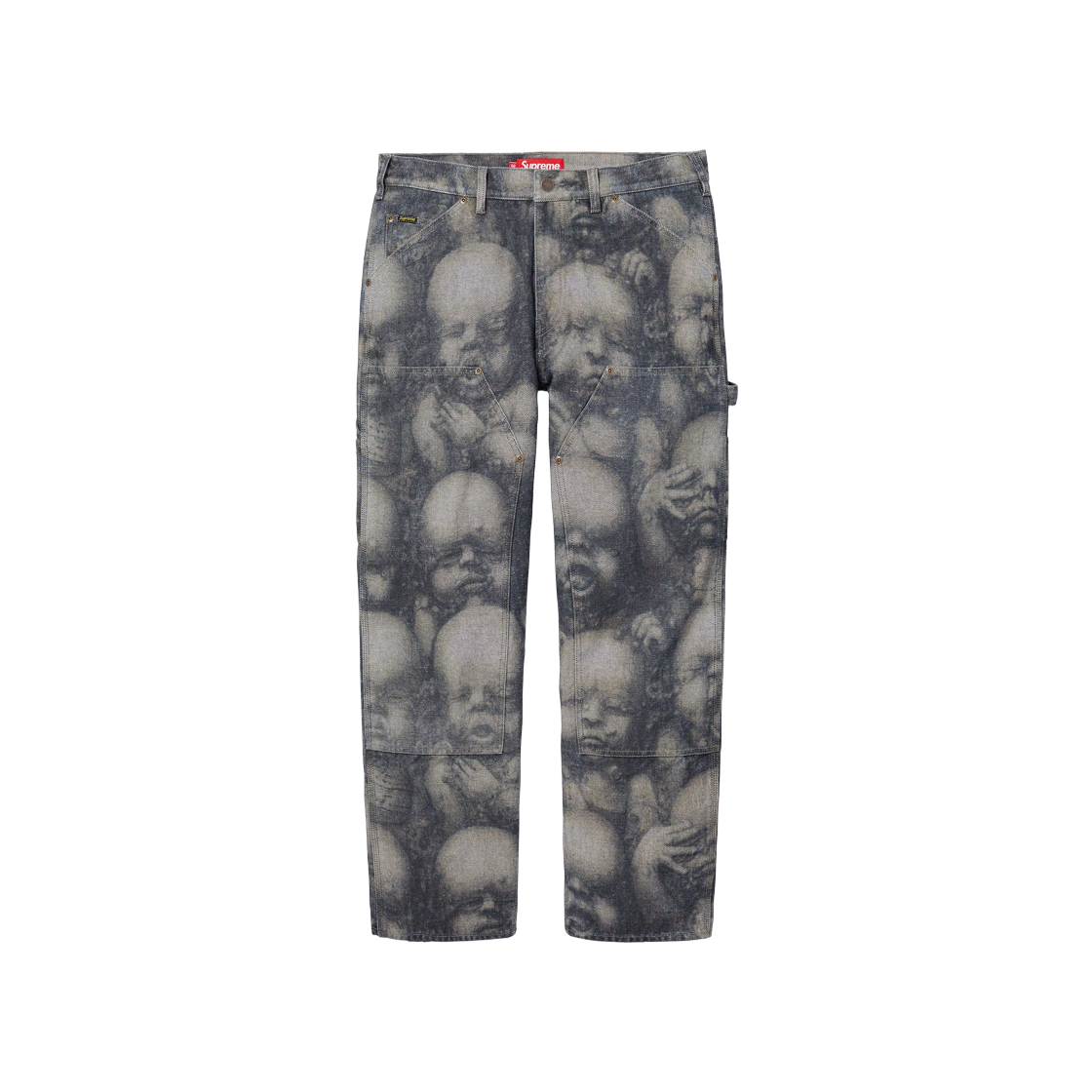 Supreme H.R. Giger Double Knee Jean Reverse Indigo - 23FW 상세 이미지 1