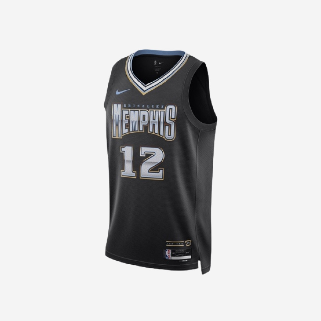 Nike Ja Morant Memphis Grizzlies City Edition 2022/23 NBA Swingman Jersey Black 상세 이미지 1