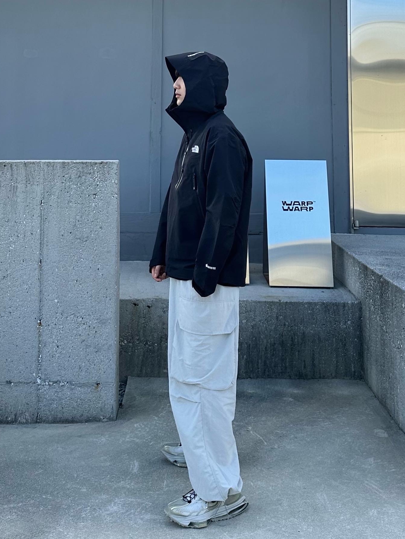 Nike x Matthew M Williams Zoom 004 Stone 착용 스타일 - 1