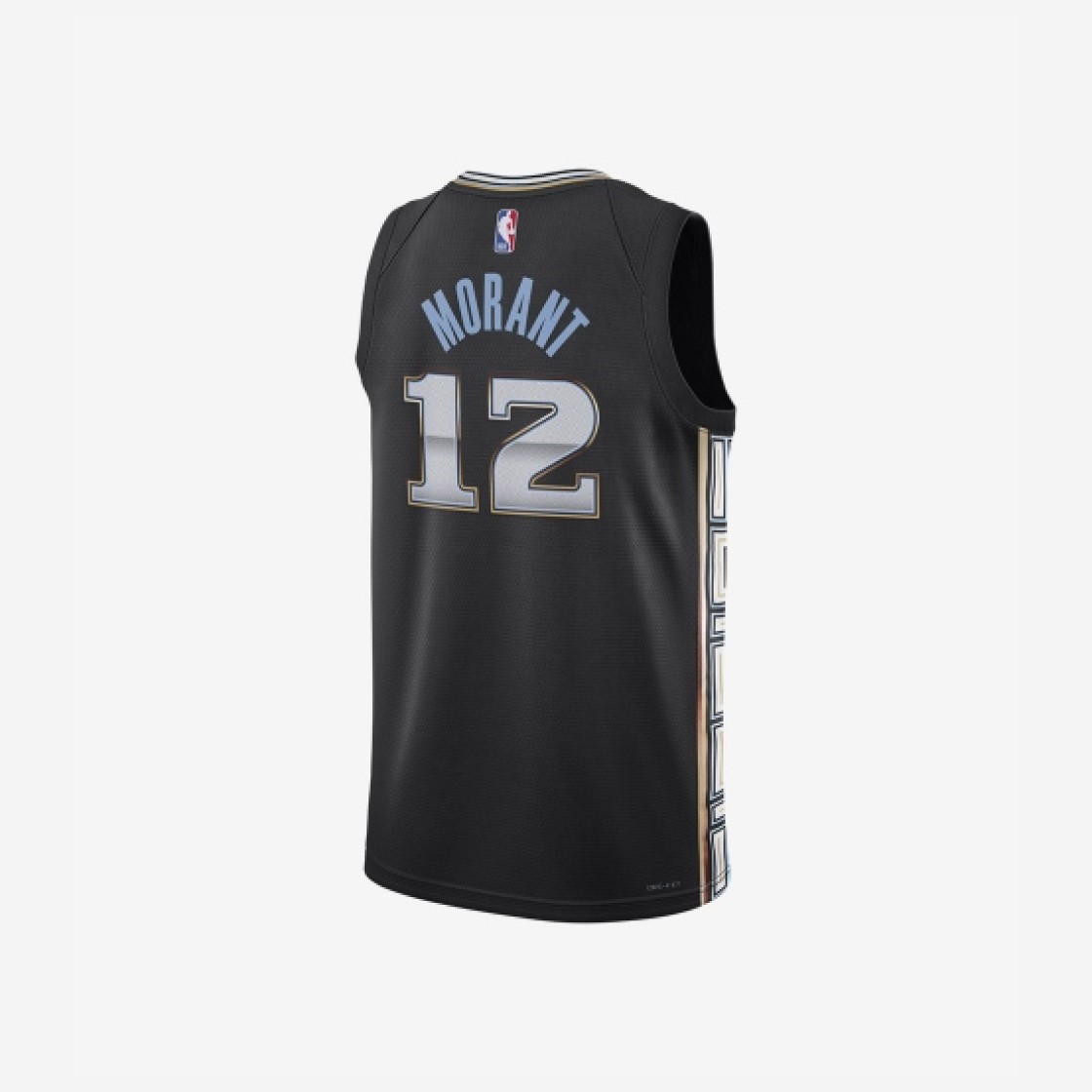 Nike Ja Morant Memphis Grizzlies City Edition 2022/23 NBA Swingman Jersey Black 상세 이미지 2