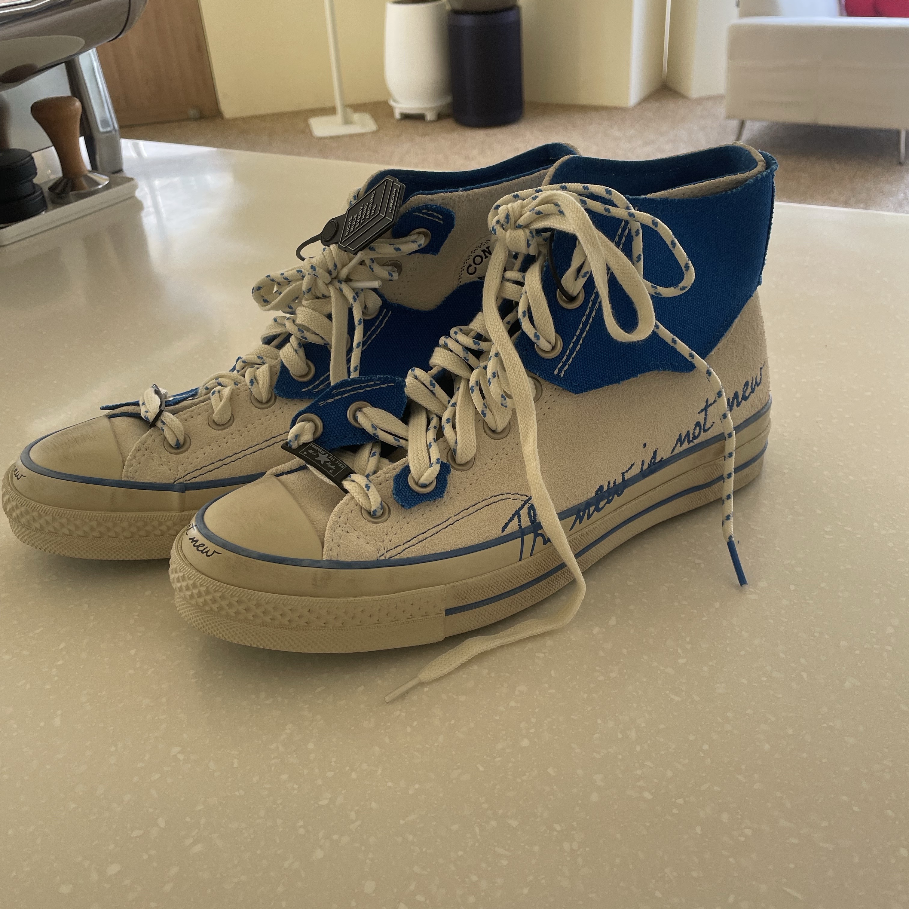 Converse x Ader Error Chuck 70 High White 착용 스타일 - 1