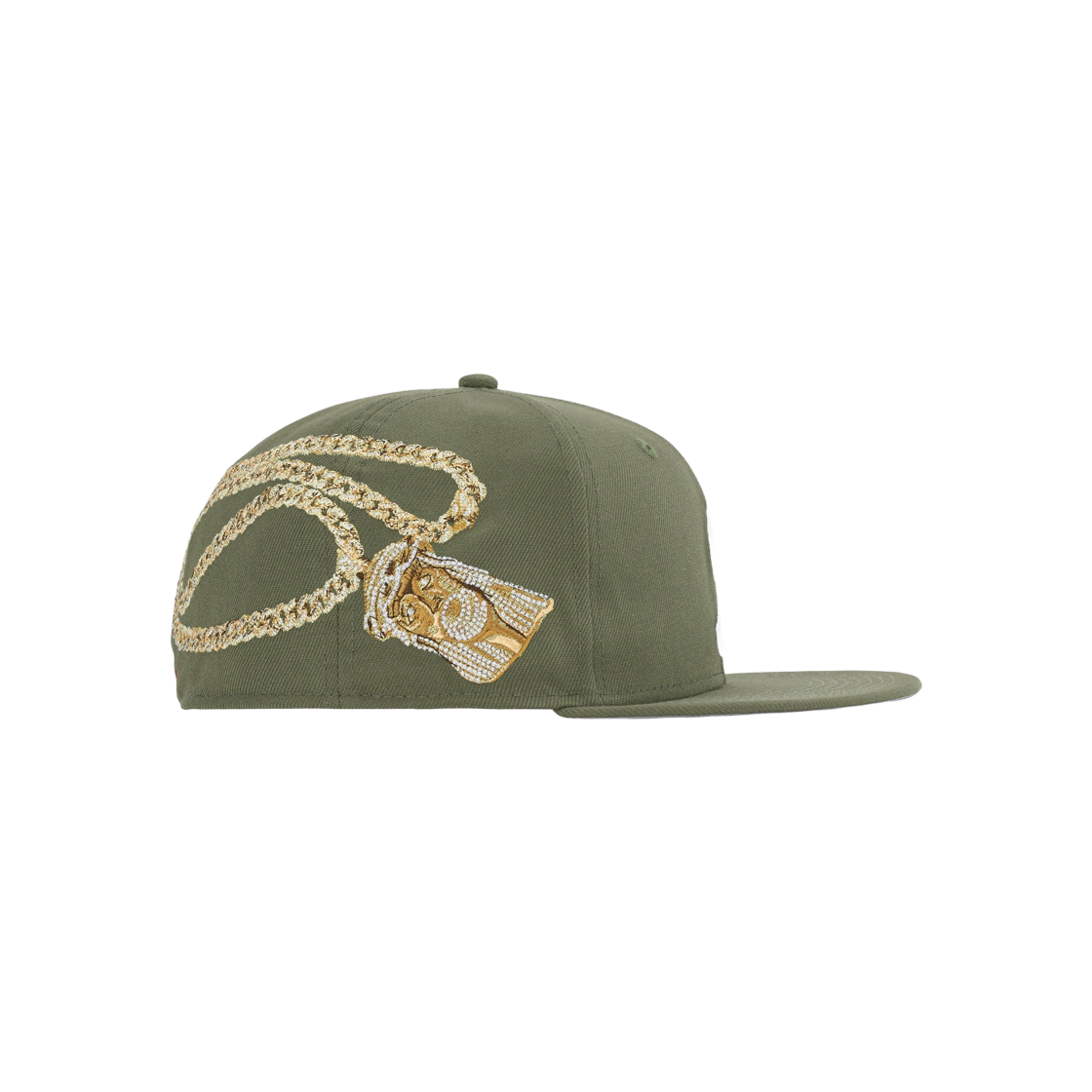 Supreme Jesus Piece S Logo New Era Olive - 23FW 상세 이미지 2