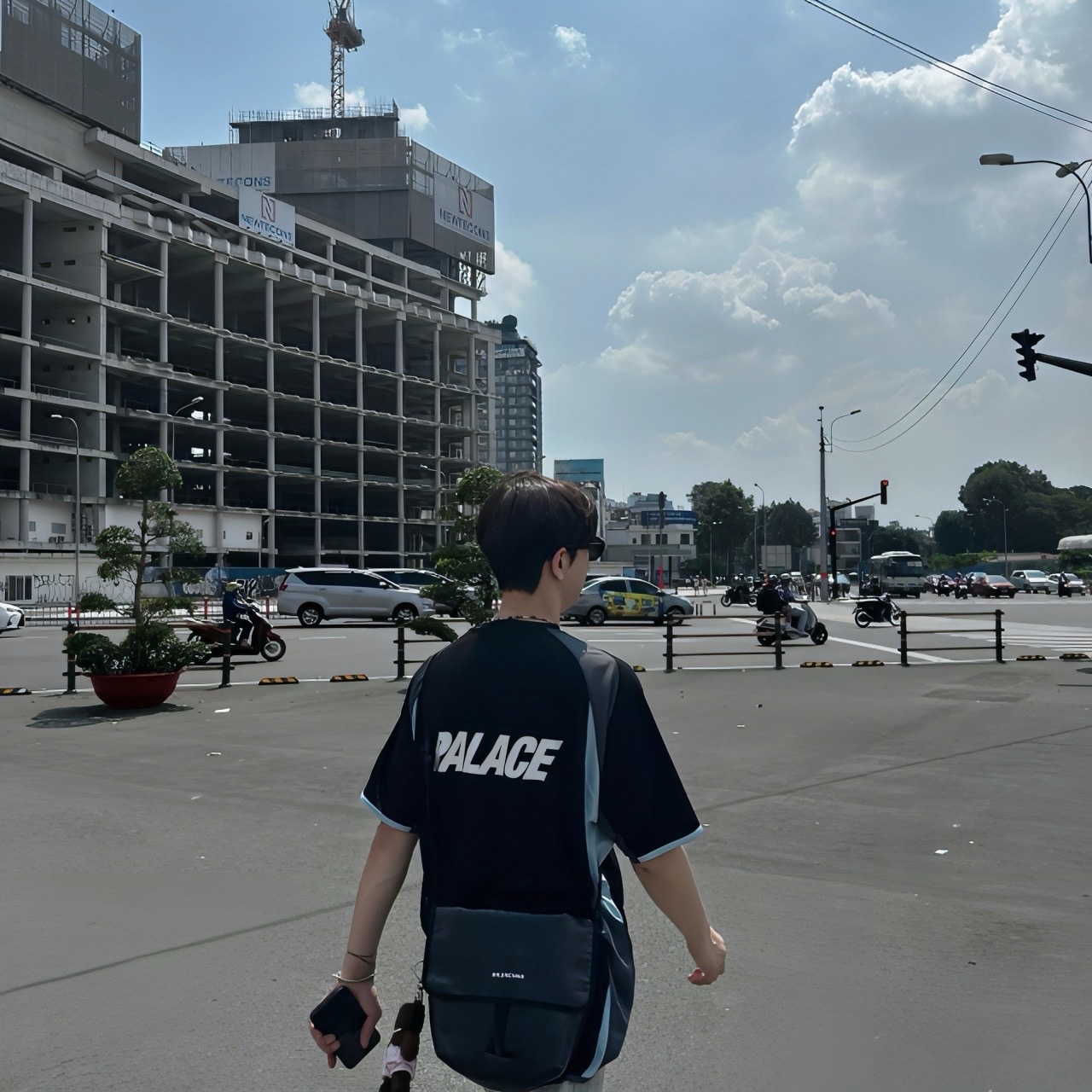 Palace Pro Jersey Black - 23FW, Jordan 1 Low World Make Japan 착용 스타일 - 2